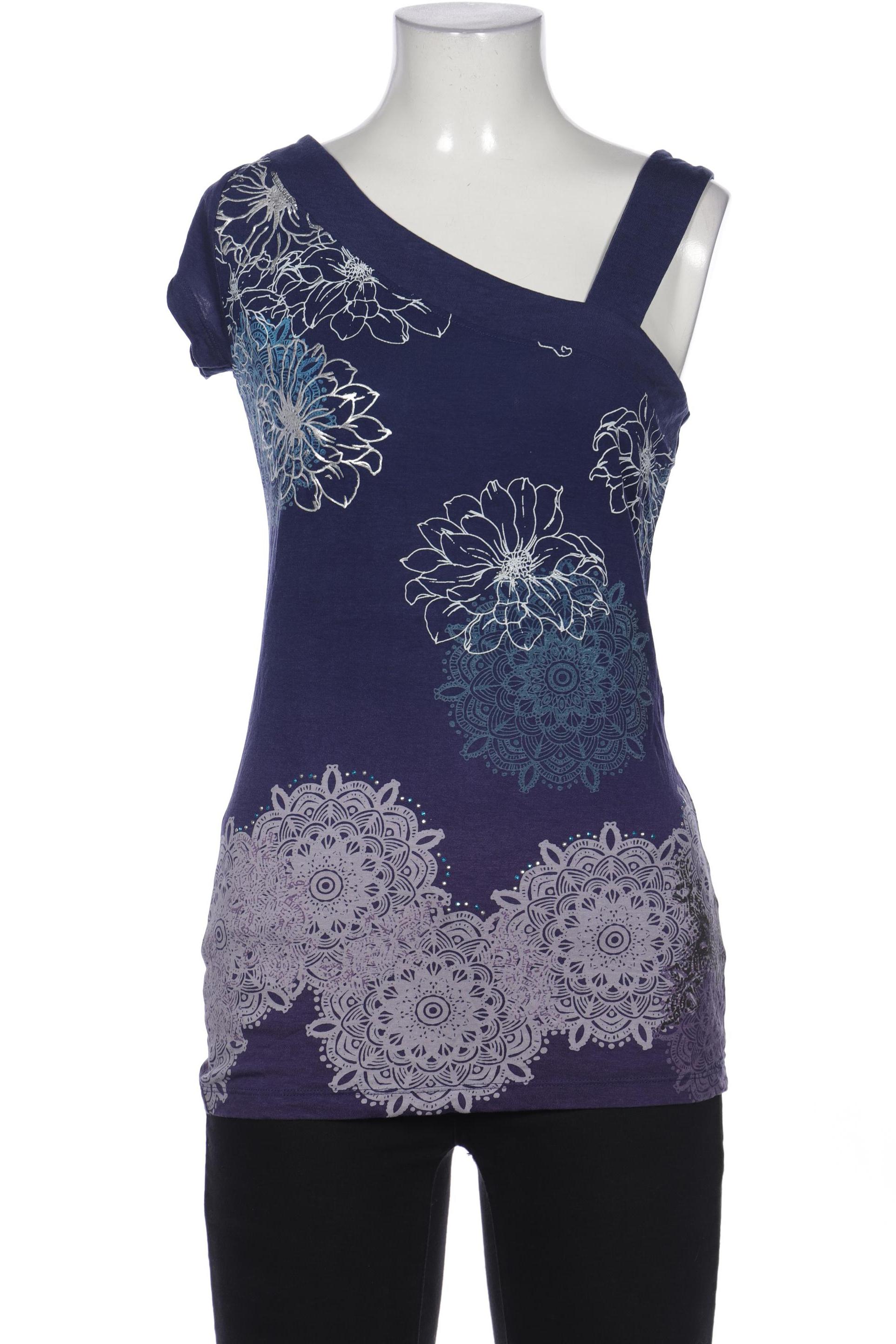 

Desigual Damen T-Shirt, blau, Gr. 34