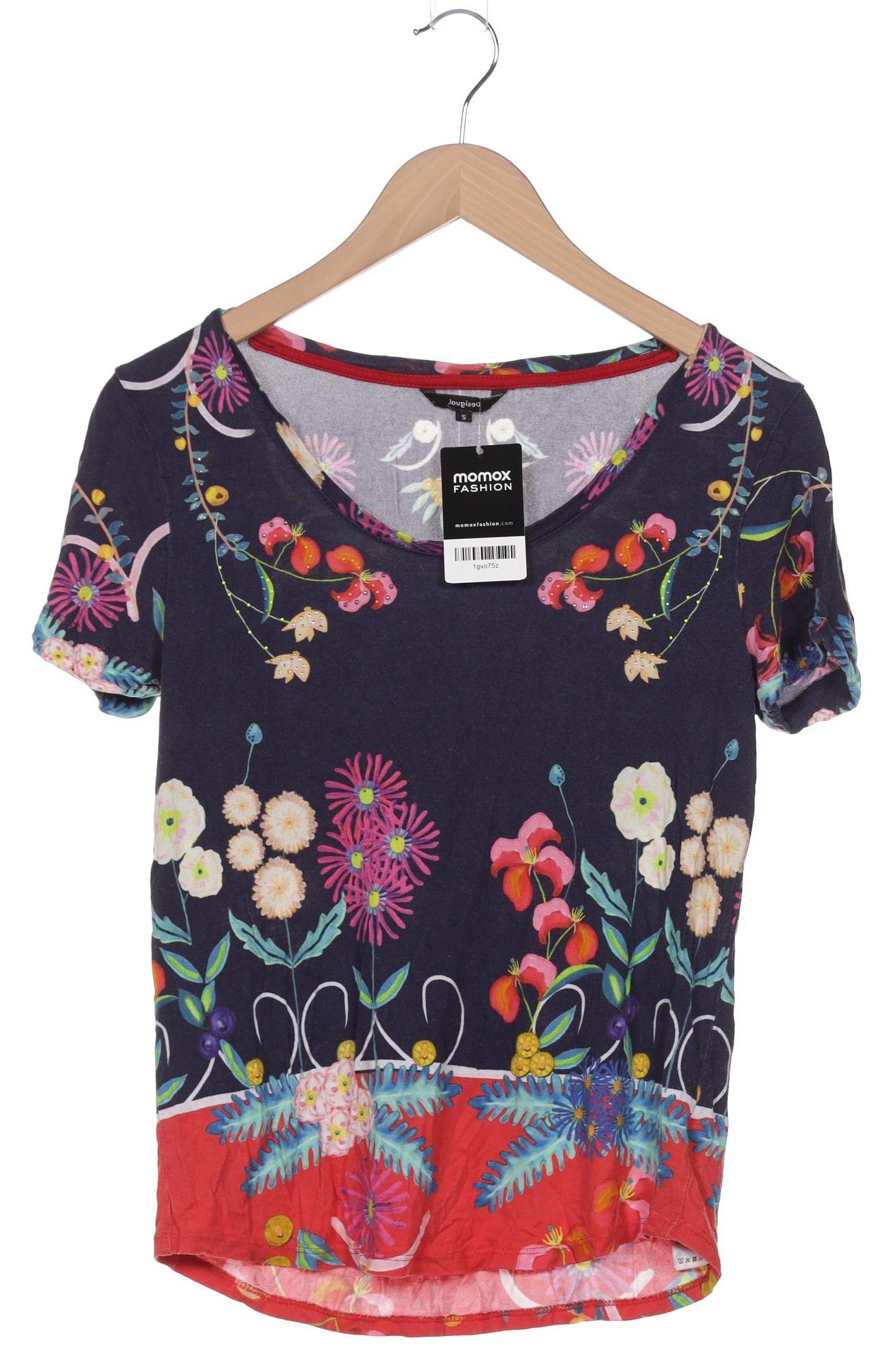 

Desigual Damen T-Shirt, marineblau, Gr. 36