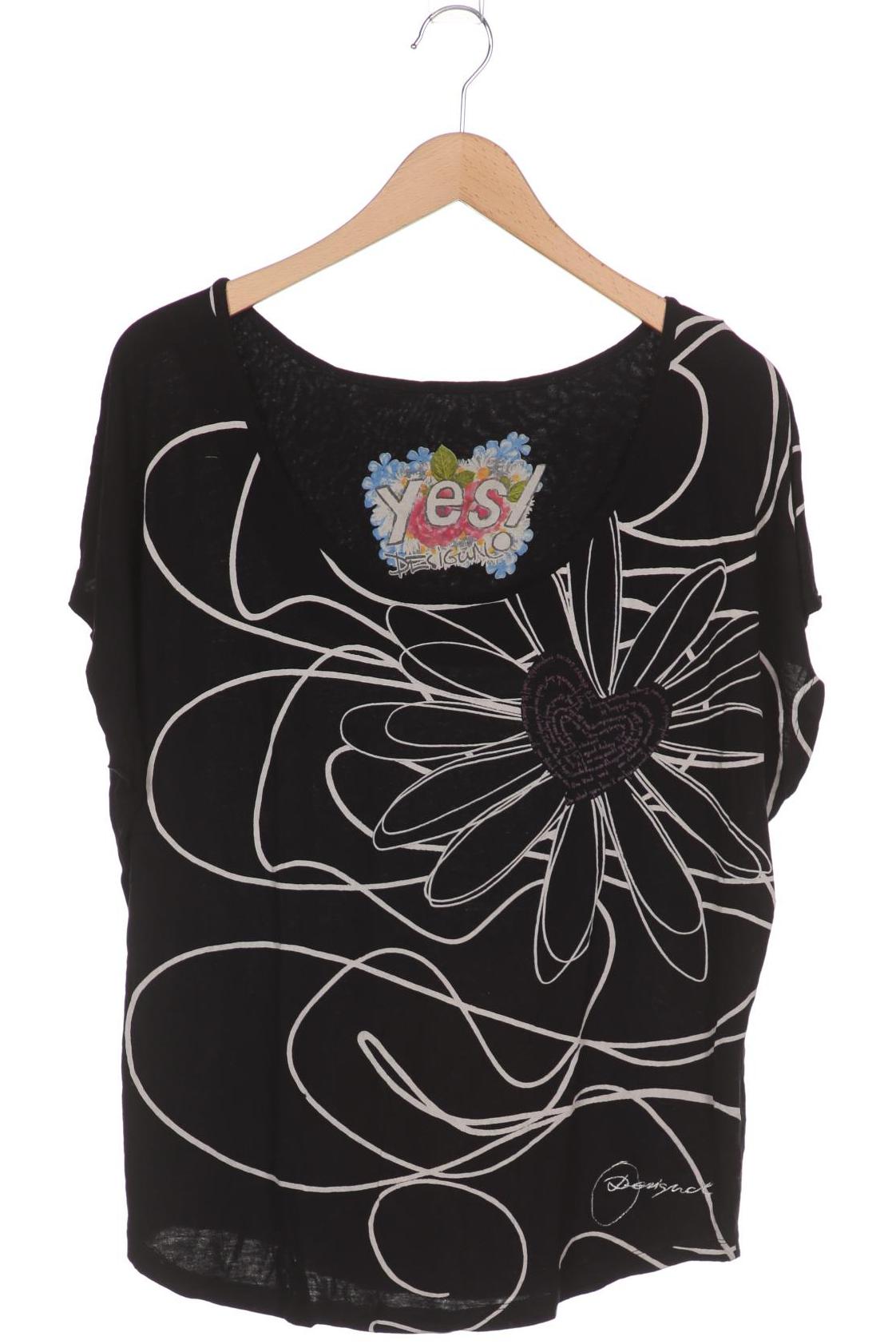 

Desigual Damen T-Shirt, schwarz, Gr. 38