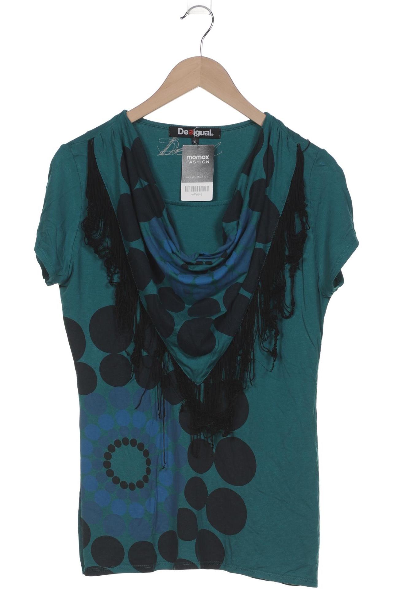 

Desigual Damen T-Shirt, türkis, Gr. 44