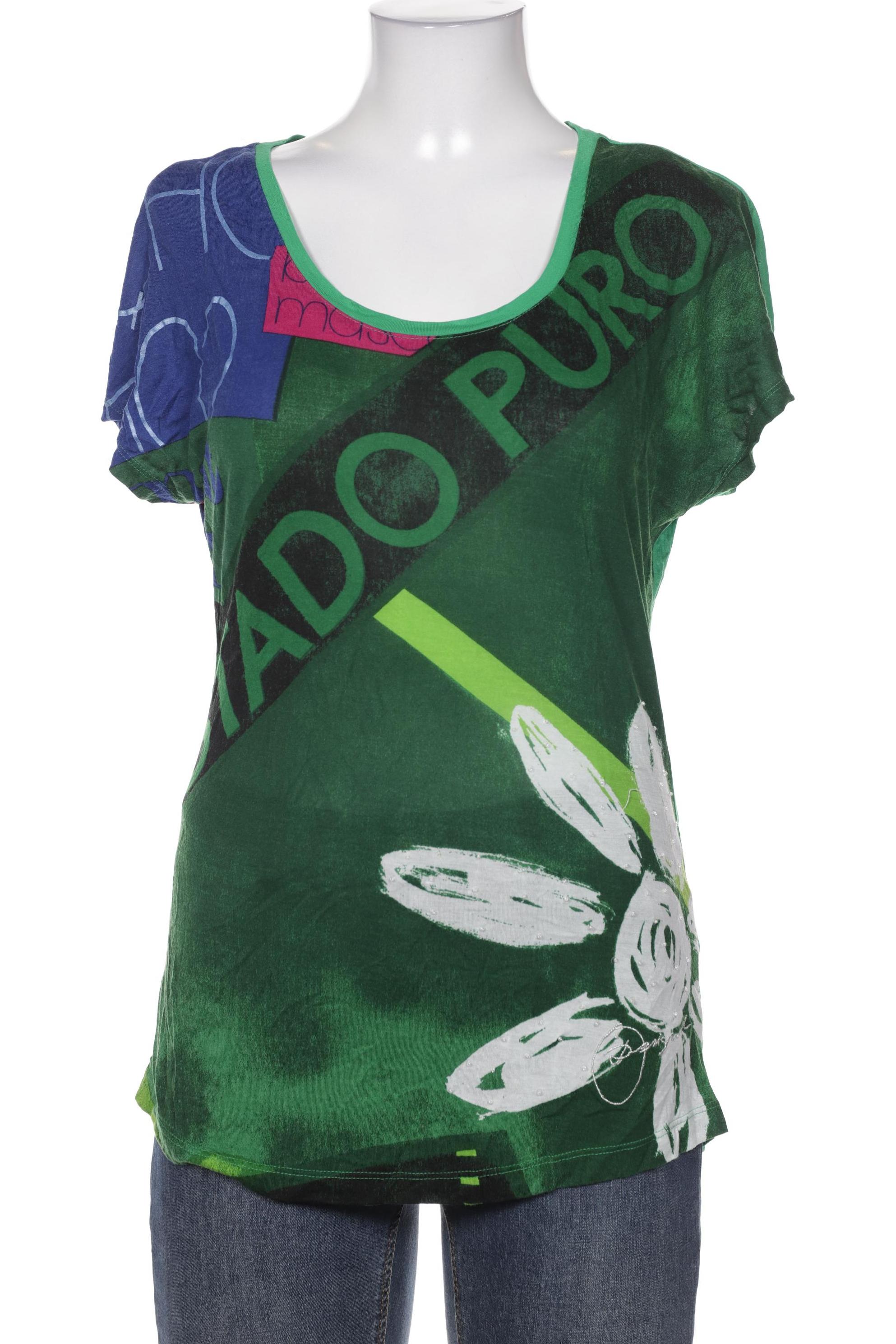 

Desigual Damen T-Shirt, grün, Gr. 36