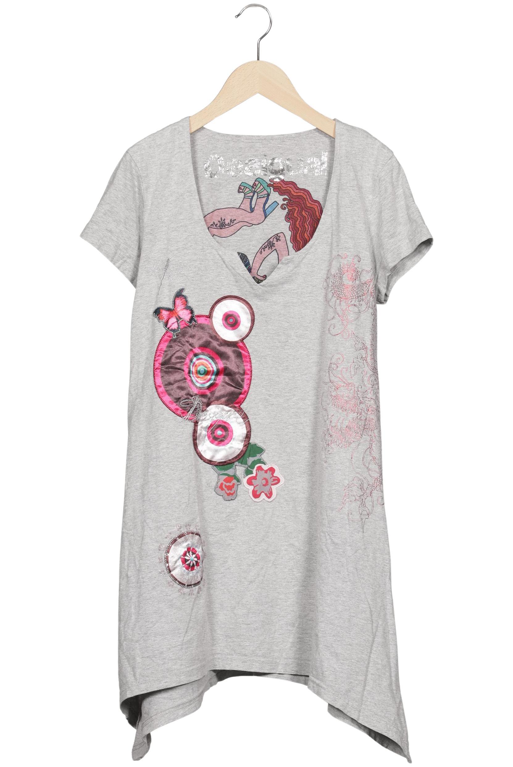 

Desigual Damen T-Shirt, grau, Gr. 44