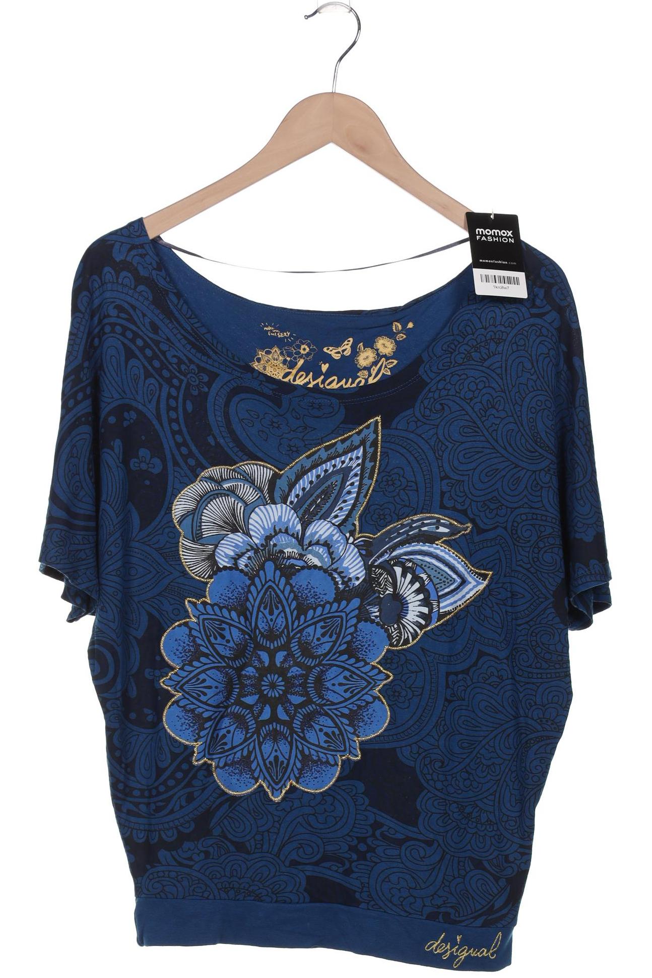 

Desigual Damen T-Shirt, marineblau, Gr. 36