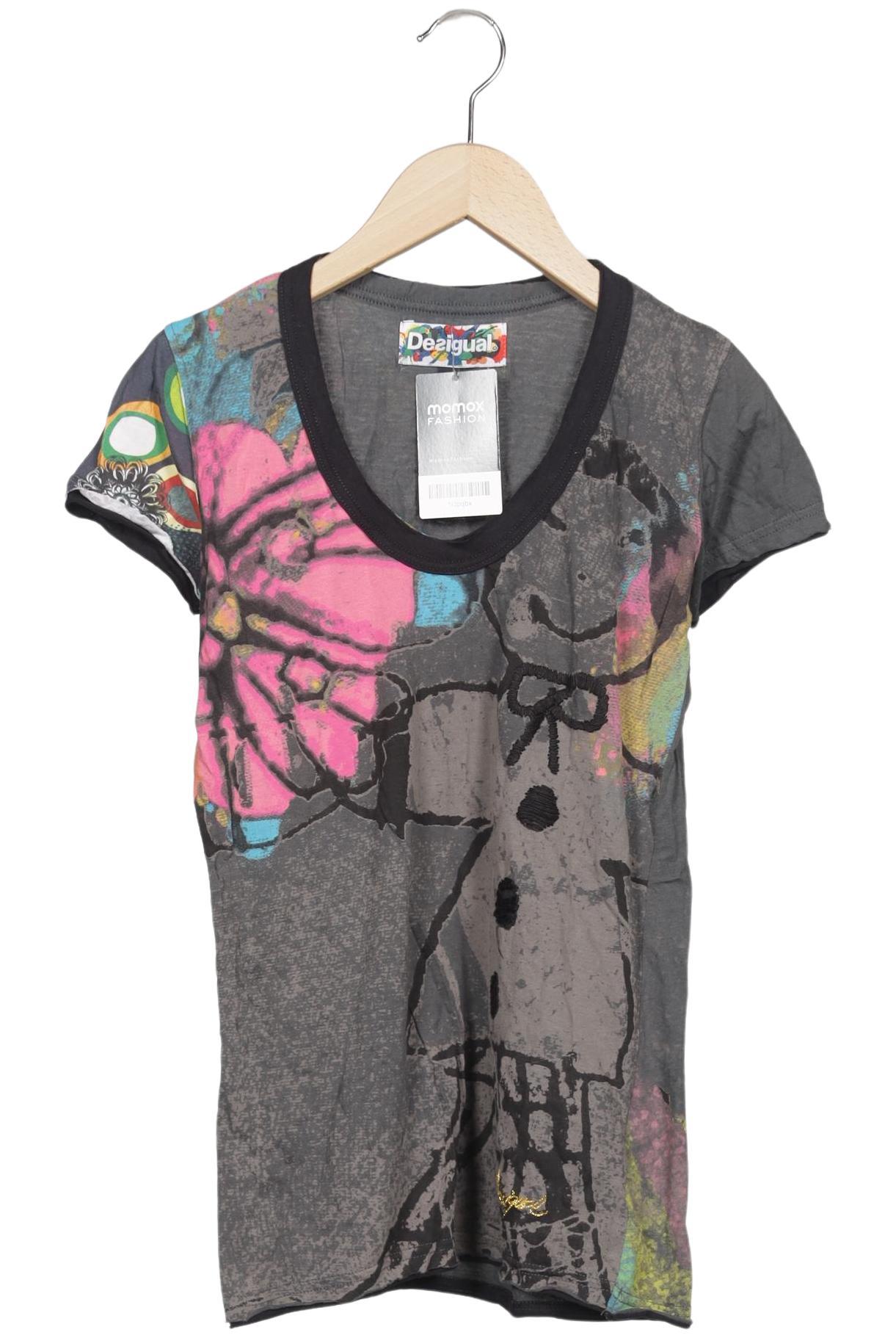 

Desigual Damen T-Shirt, grau, Gr. 34