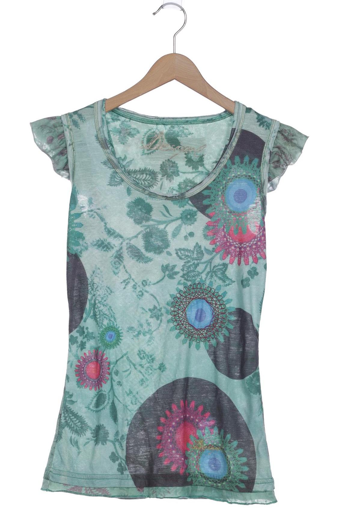 

Desigual Damen T-Shirt, grün, Gr. 36