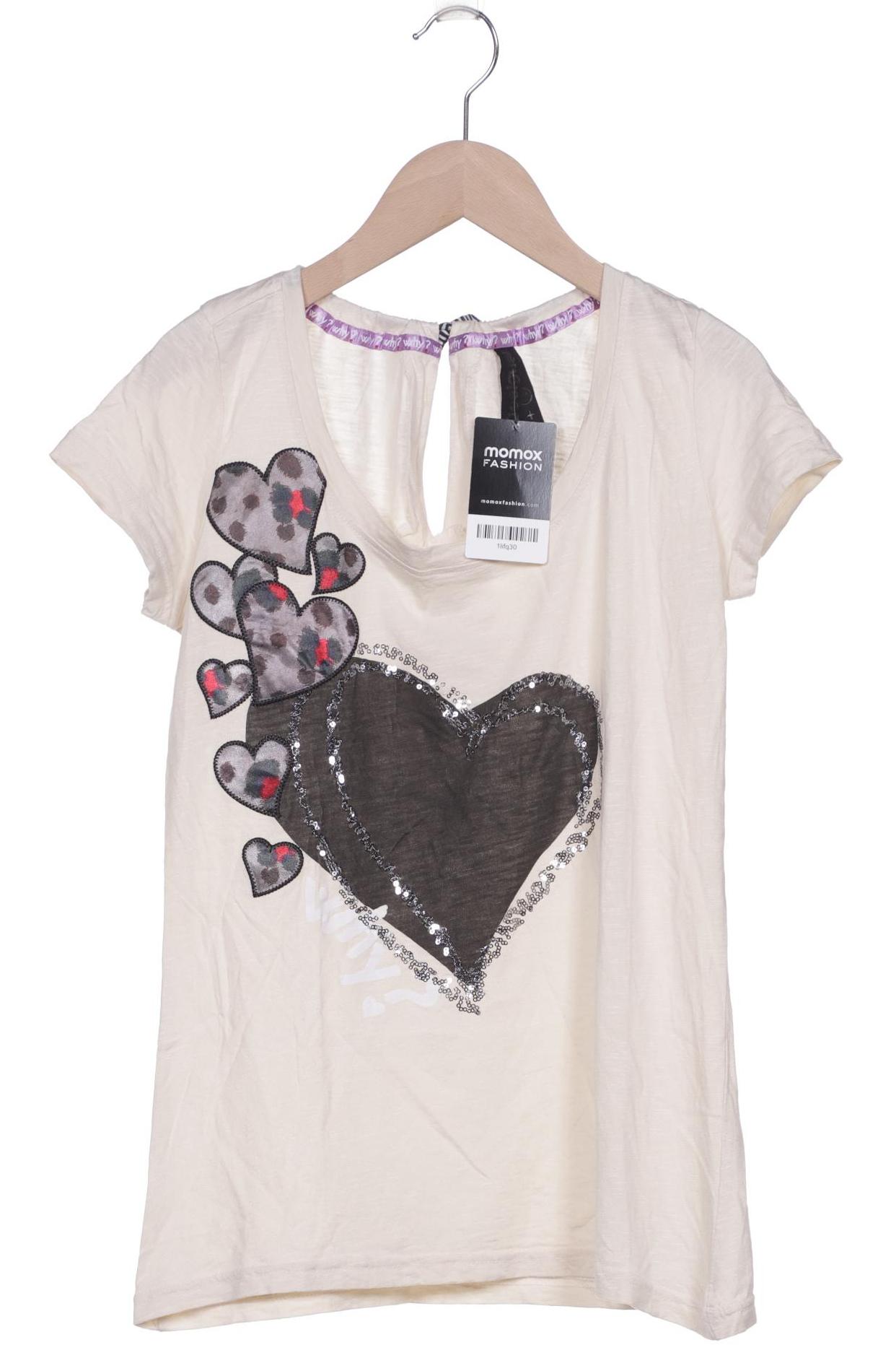 

Desigual Damen T-Shirt, cremeweiß