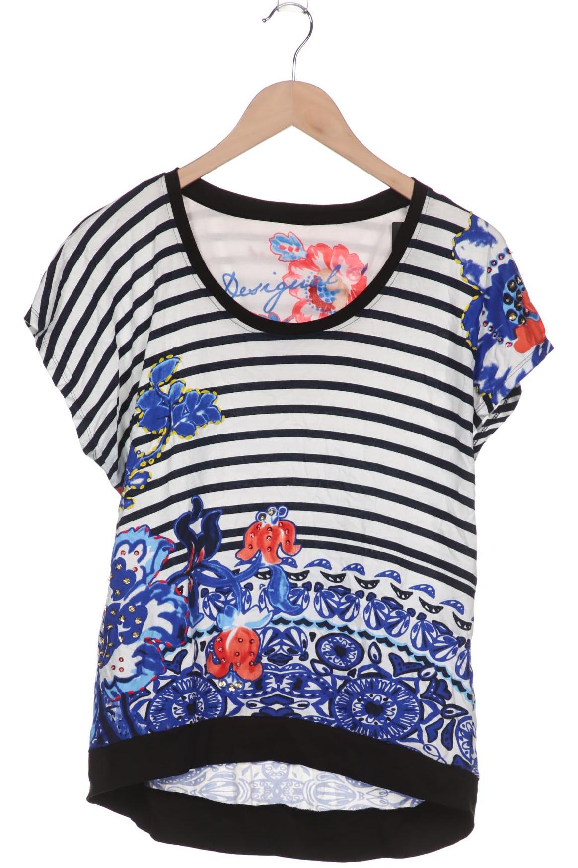 

Desigual Damen T-Shirt, mehrfarbig, Gr. 42