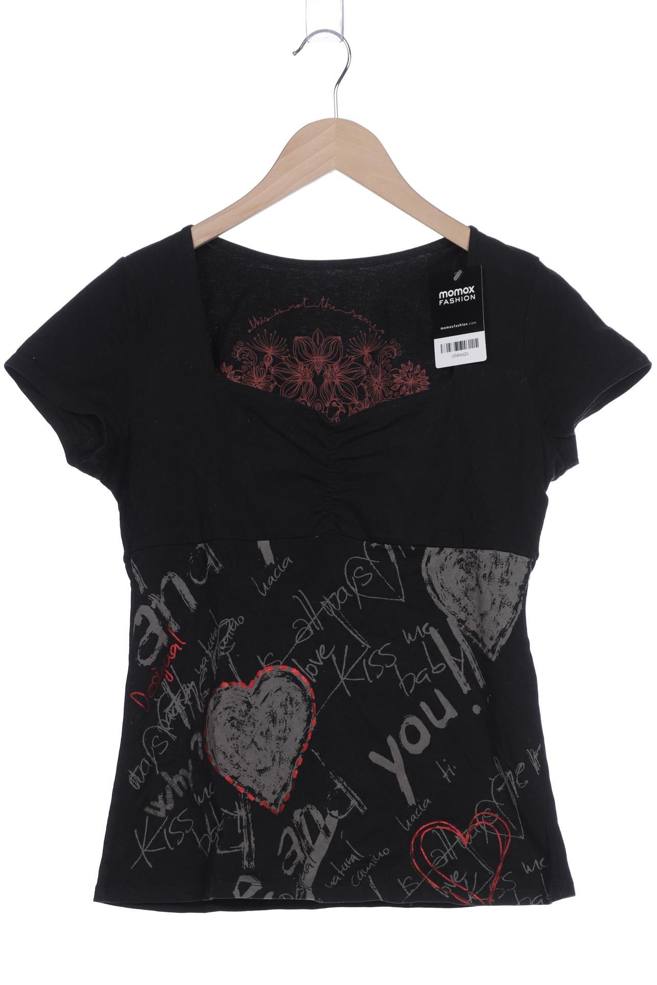 

Desigual Damen T-Shirt, schwarz, Gr. 44