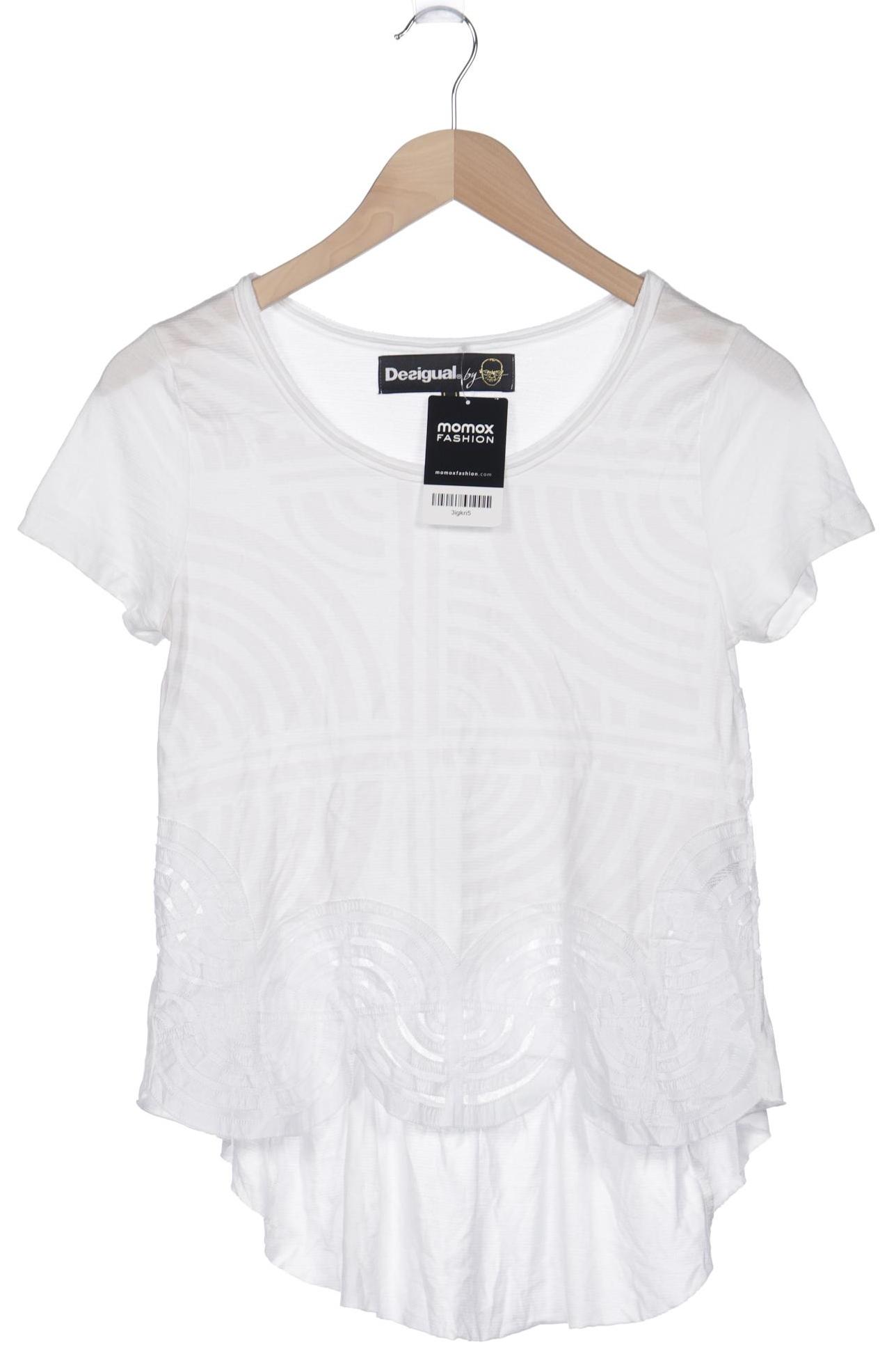 

Desigual Damen T-Shirt, weiß, Gr. 36