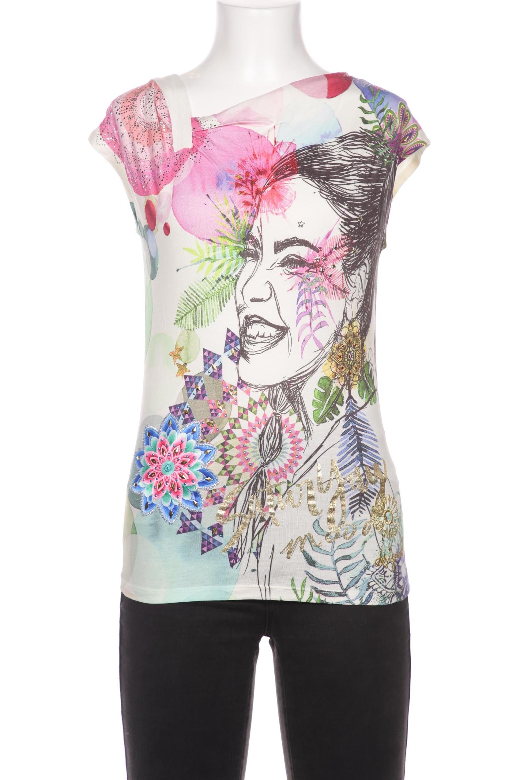 

Desigual Damen T-Shirt, mehrfarbig, Gr. 34