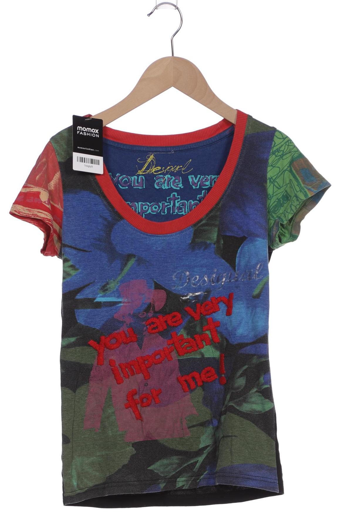 

Desigual Damen T-Shirt, mehrfarbig, Gr. 32