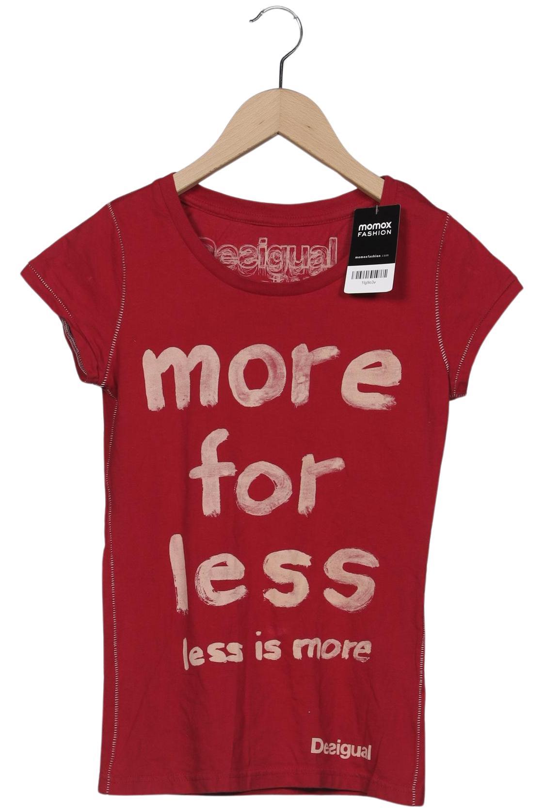 

Desigual Damen T-Shirt, bordeaux, Gr. 36