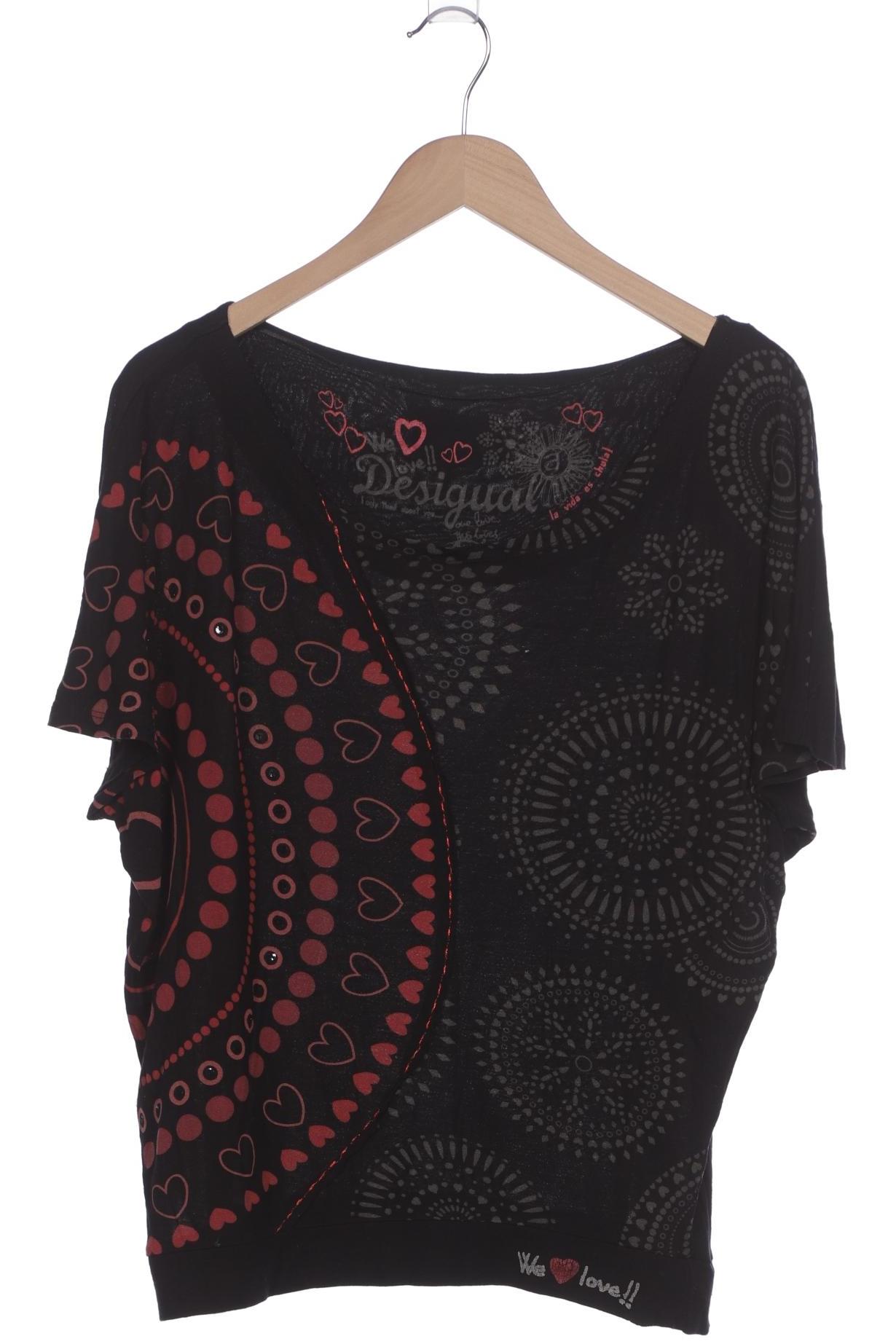 

Desigual Damen T-Shirt, schwarz, Gr. 38