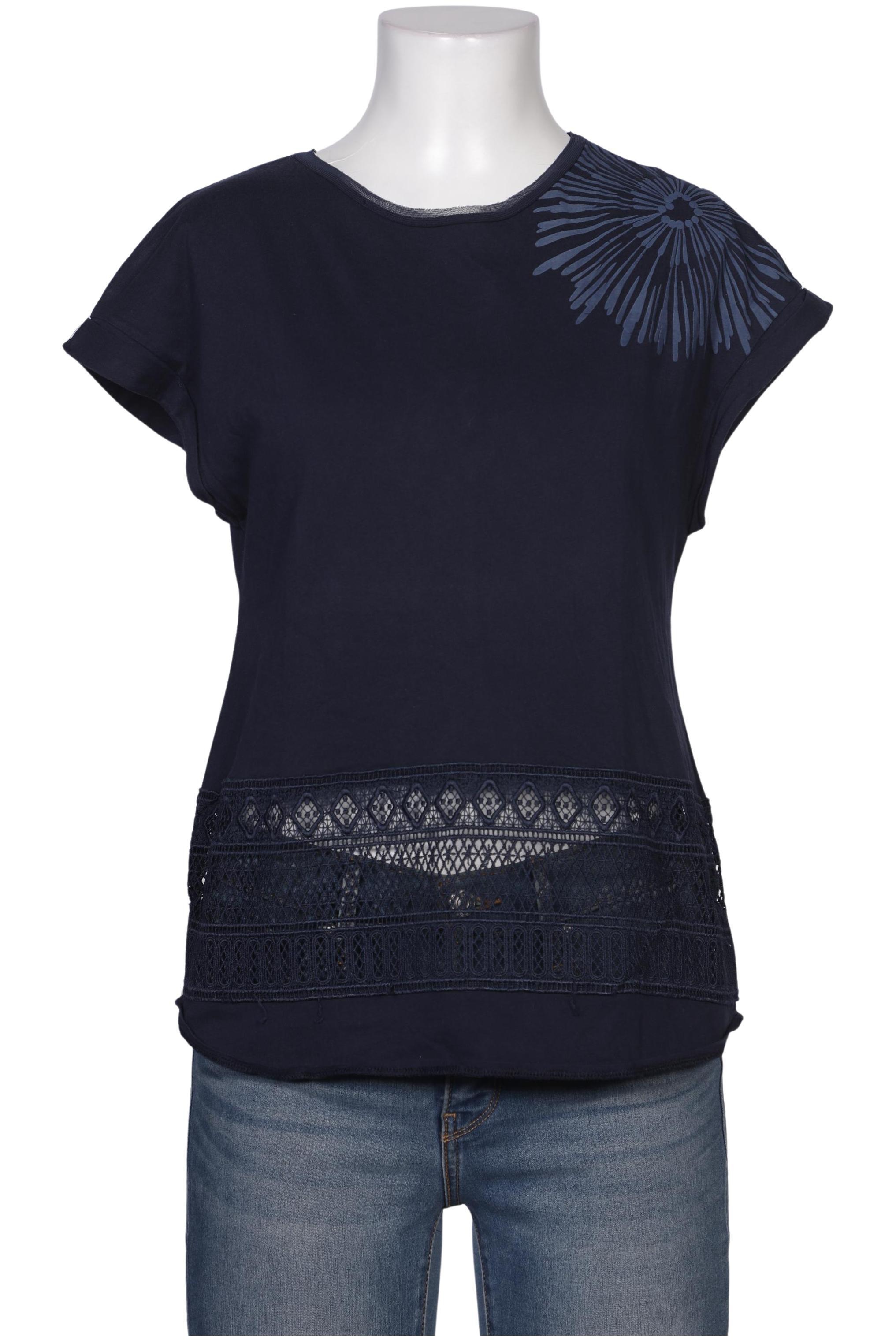 

Desigual Damen T-Shirt, marineblau, Gr. 36