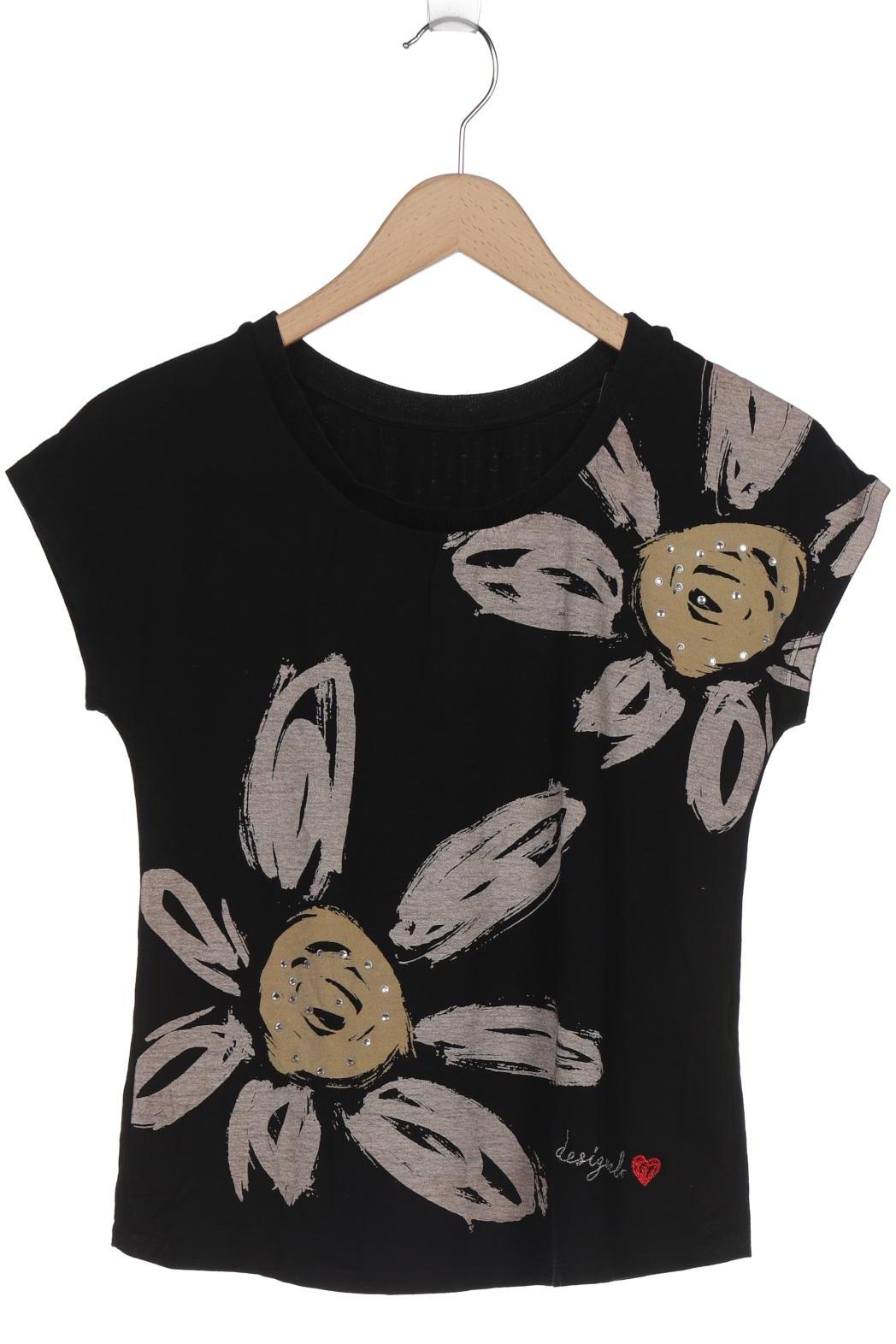

Desigual Damen T-Shirt, schwarz, Gr. 36