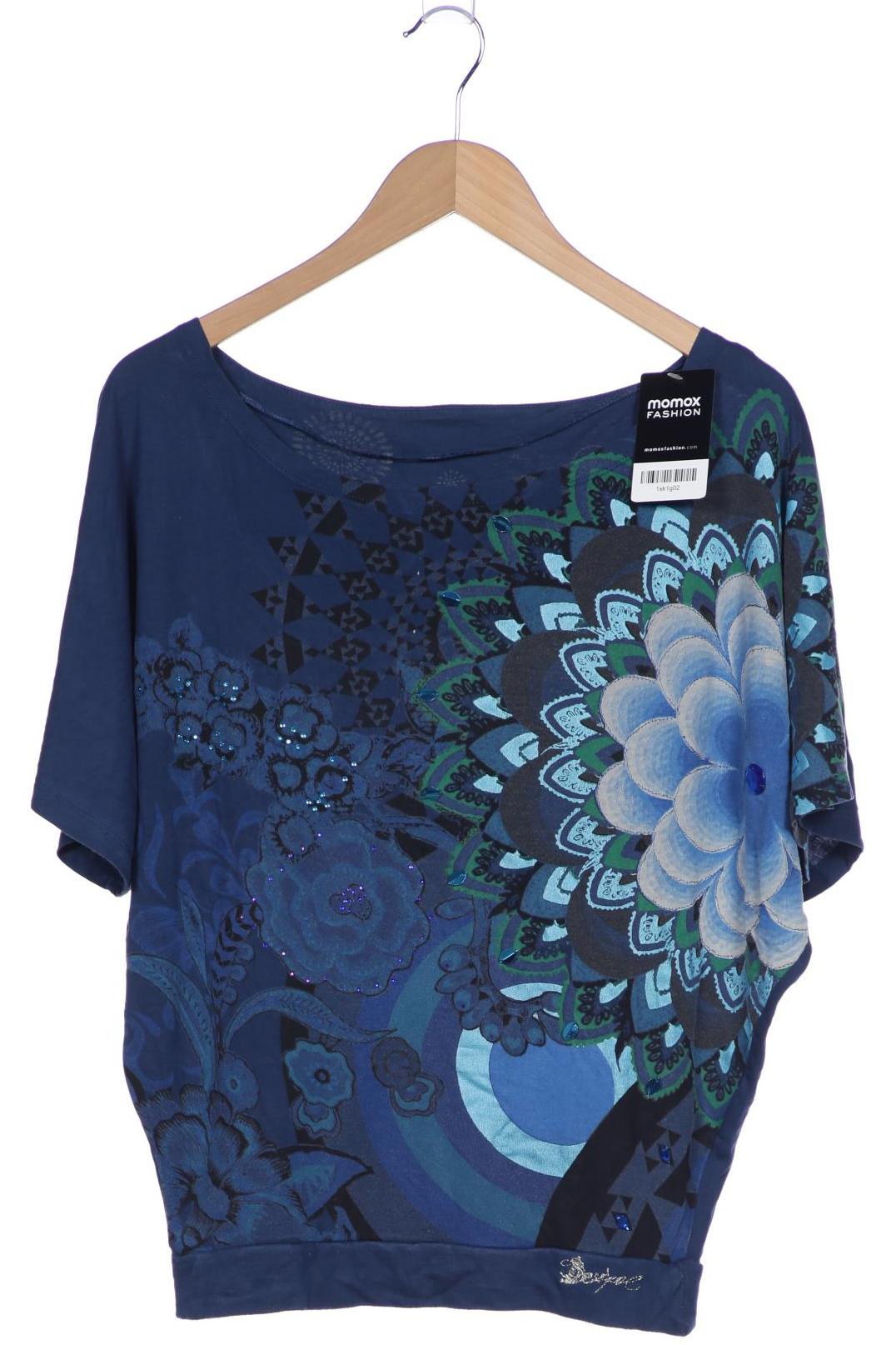 

Desigual Damen T-Shirt, marineblau, Gr. 36
