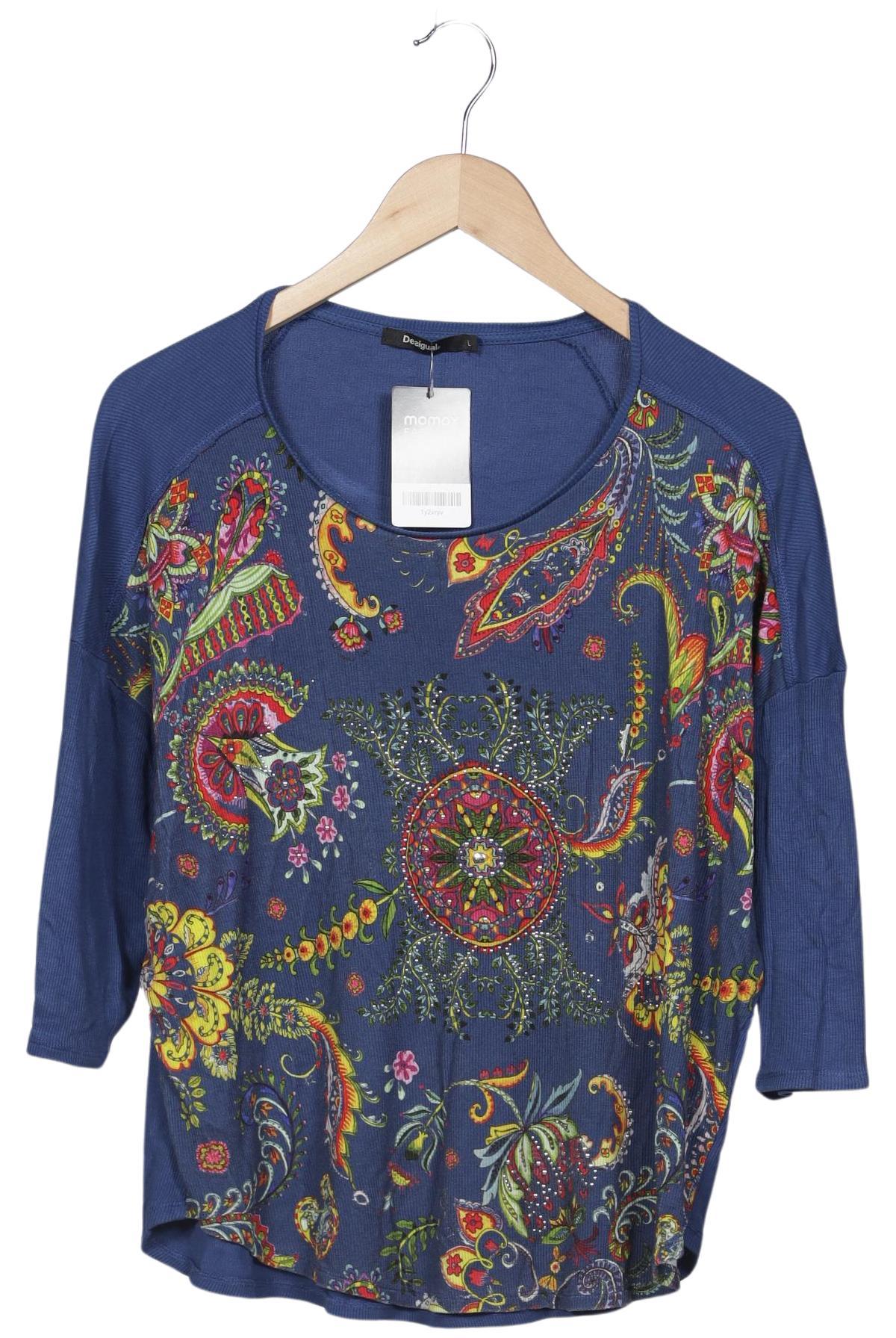 

Desigual Damen T-Shirt, blau, Gr. 42