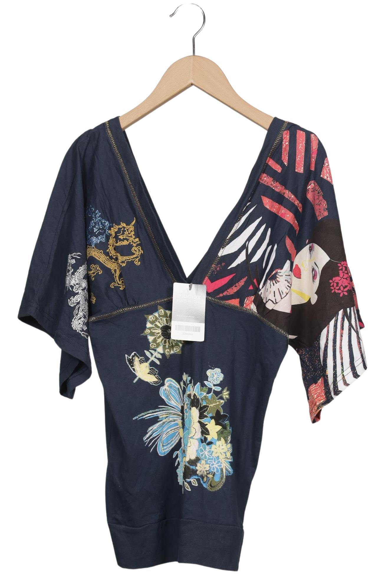 

Desigual Damen T-Shirt, marineblau, Gr. 38