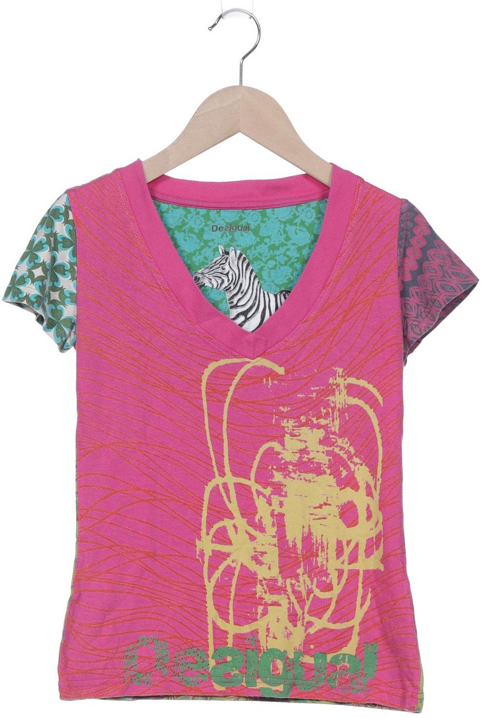 

Desigual Damen T-Shirt, pink, Gr. 34