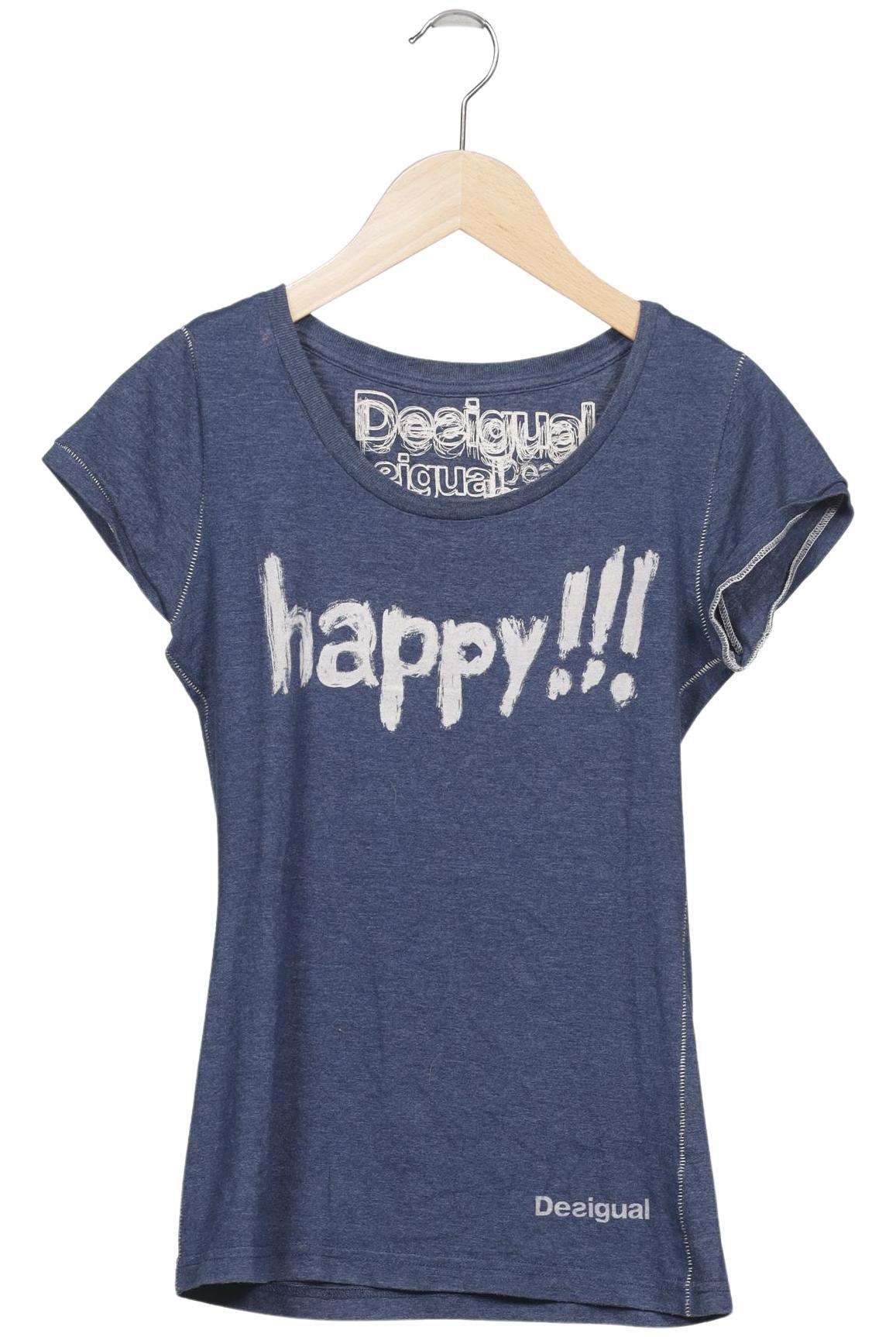 

Desigual Damen T-Shirt, marineblau, Gr. 36