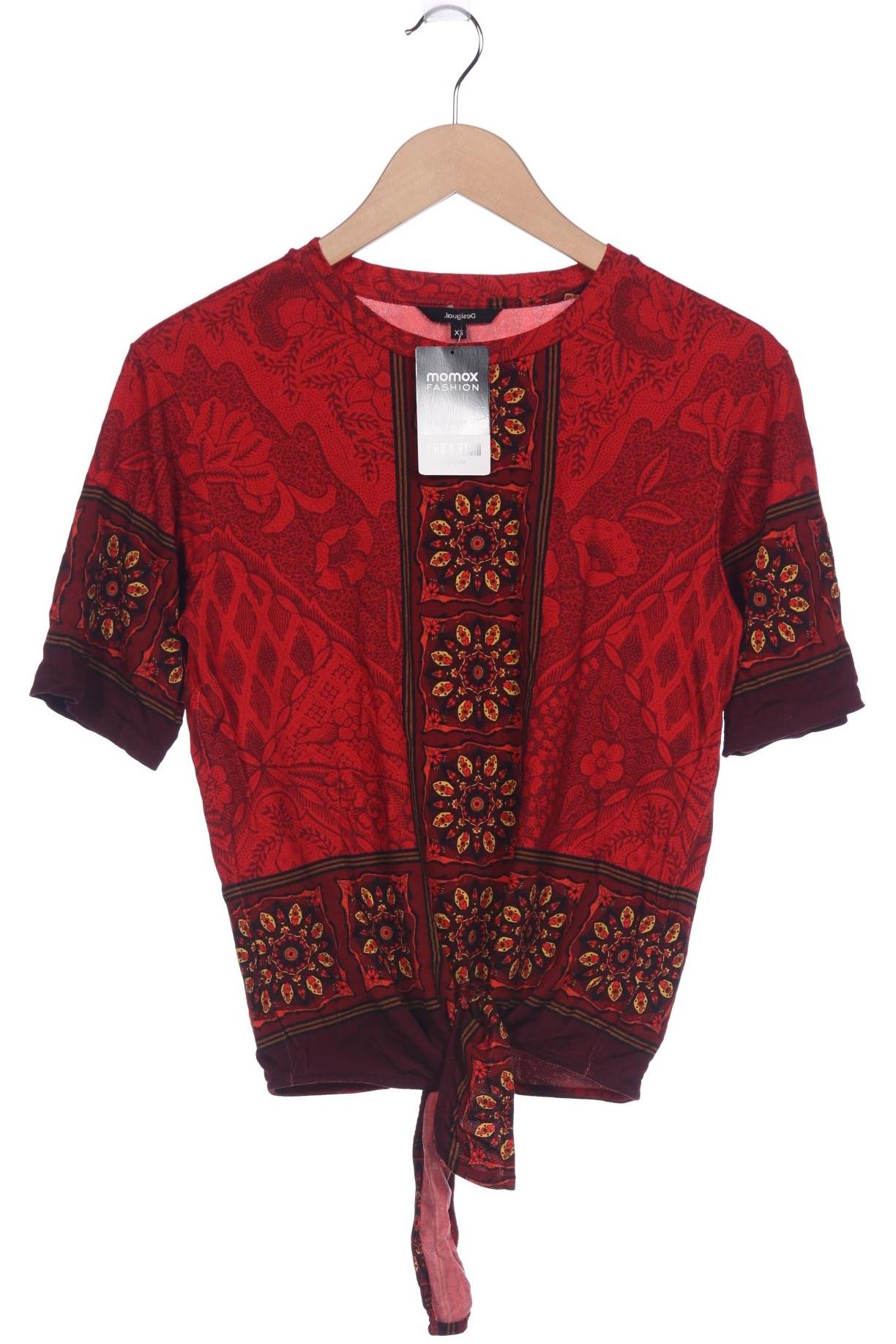

Desigual Damen T-Shirt, rot, Gr. 34