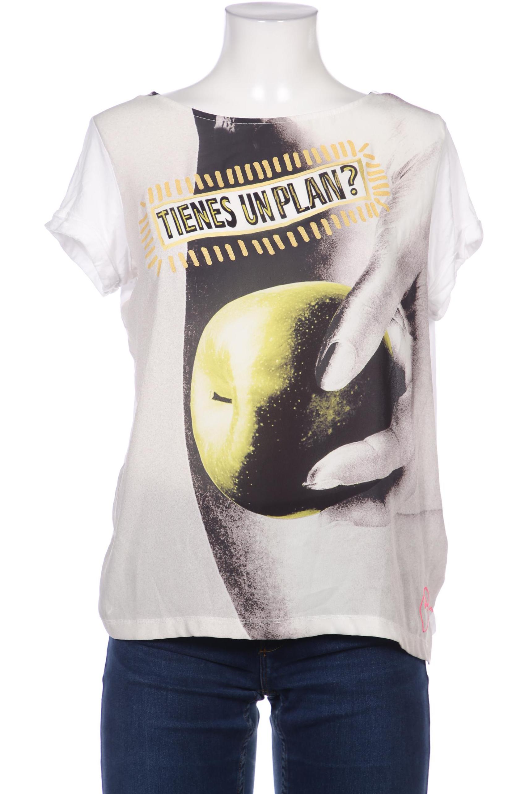 

Desigual Damen T-Shirt, cremeweiß, Gr. 42