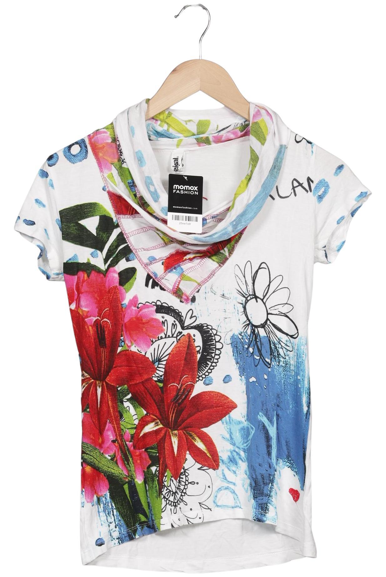 

Desigual Damen T-Shirt, weiß, Gr. 38