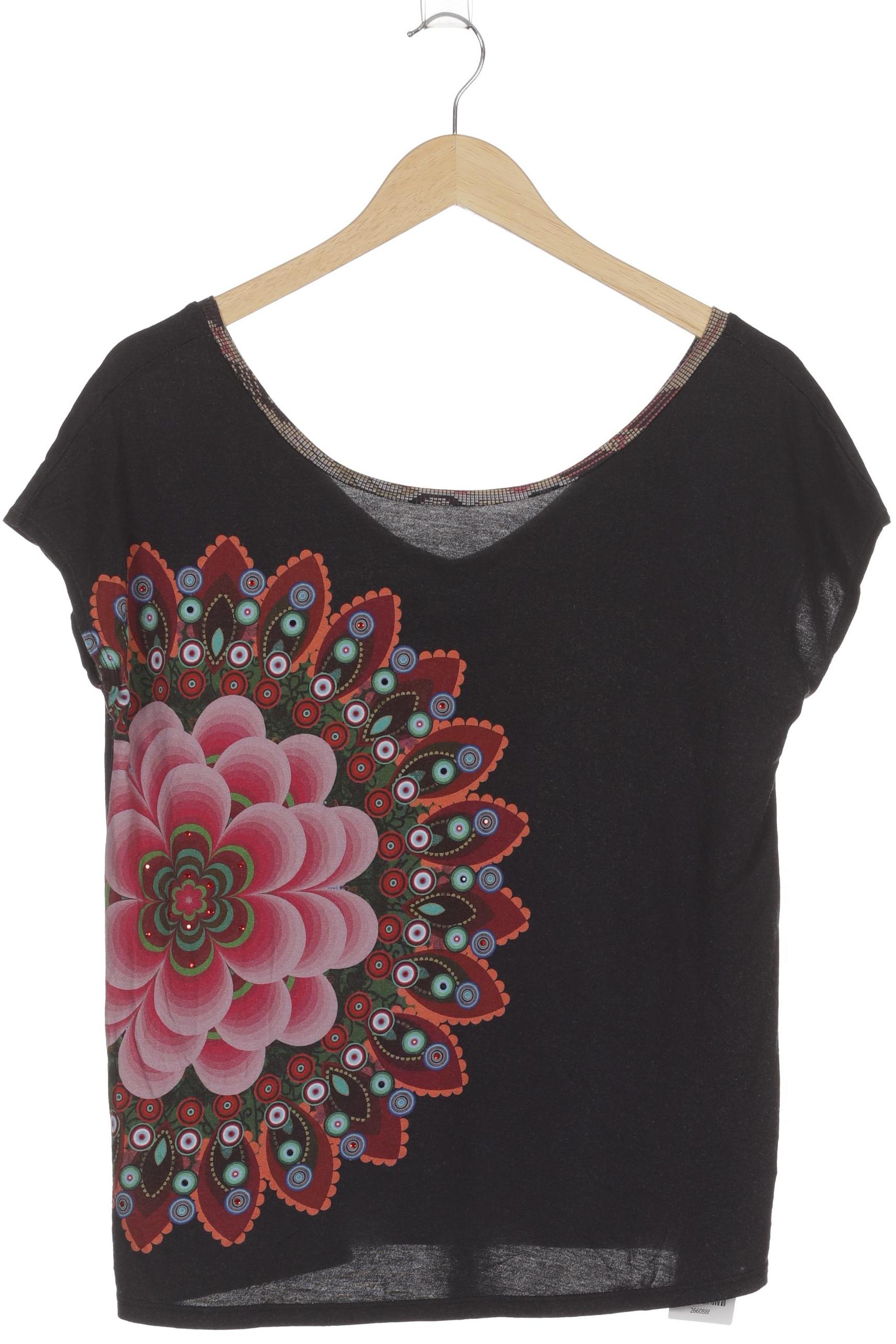 

Desigual Damen T-Shirt, schwarz, Gr. 38