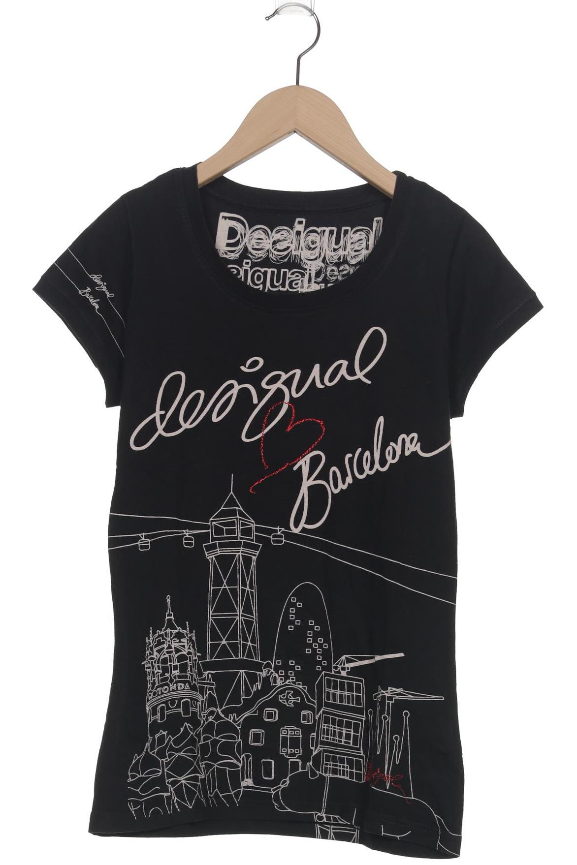 

Desigual Damen T-Shirt, schwarz, Gr. 36