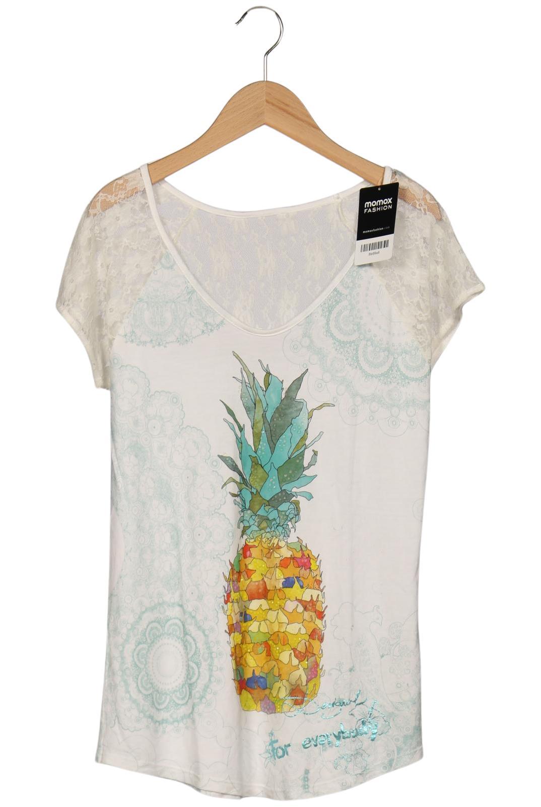 

Desigual Damen T-Shirt, weiß, Gr. 38