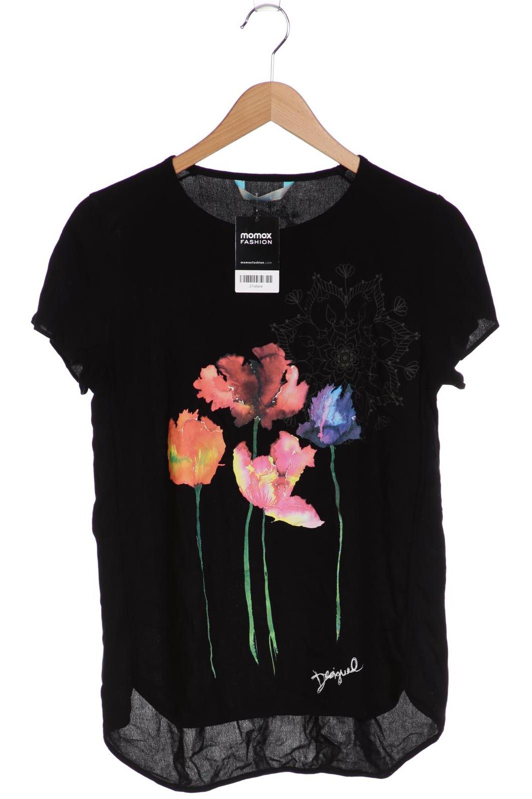 

Desigual Damen T-Shirt, schwarz, Gr. 38