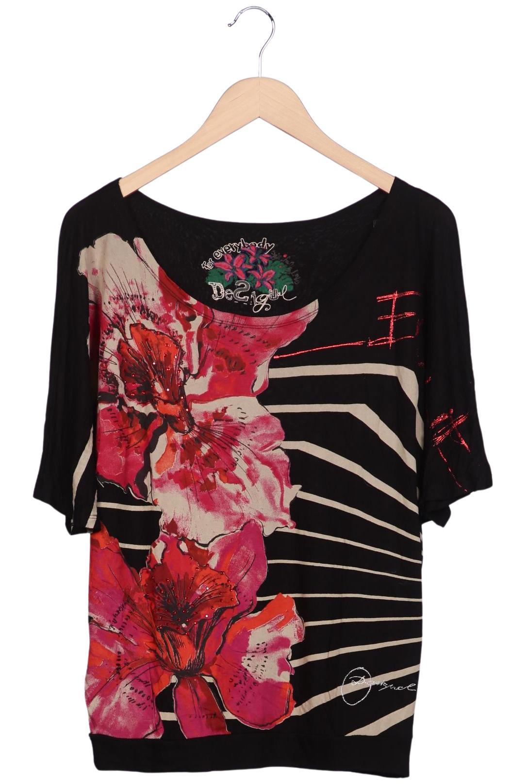 

Desigual Damen T-Shirt, schwarz, Gr. 42