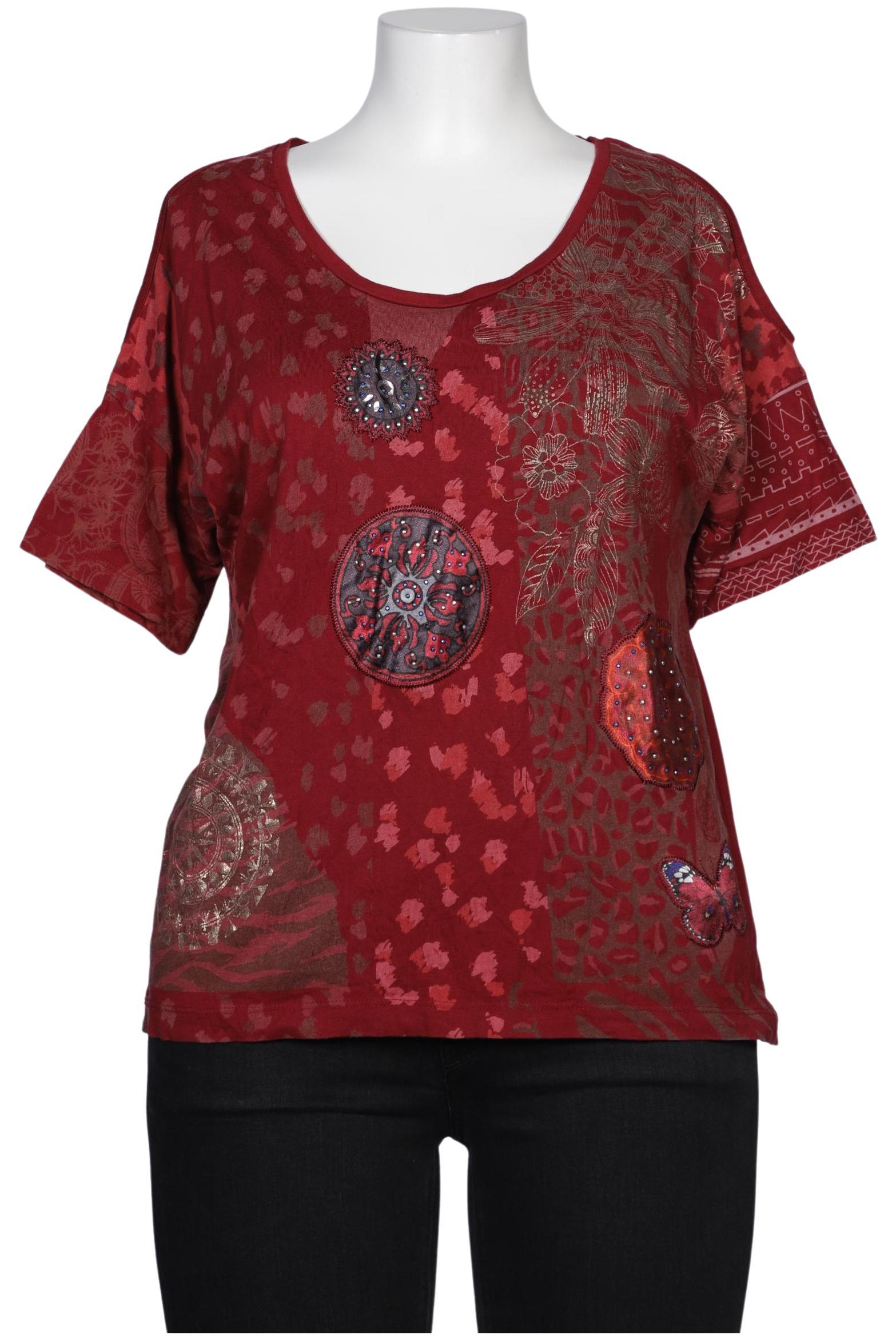 

Desigual Damen T-Shirt, rot, Gr. 44