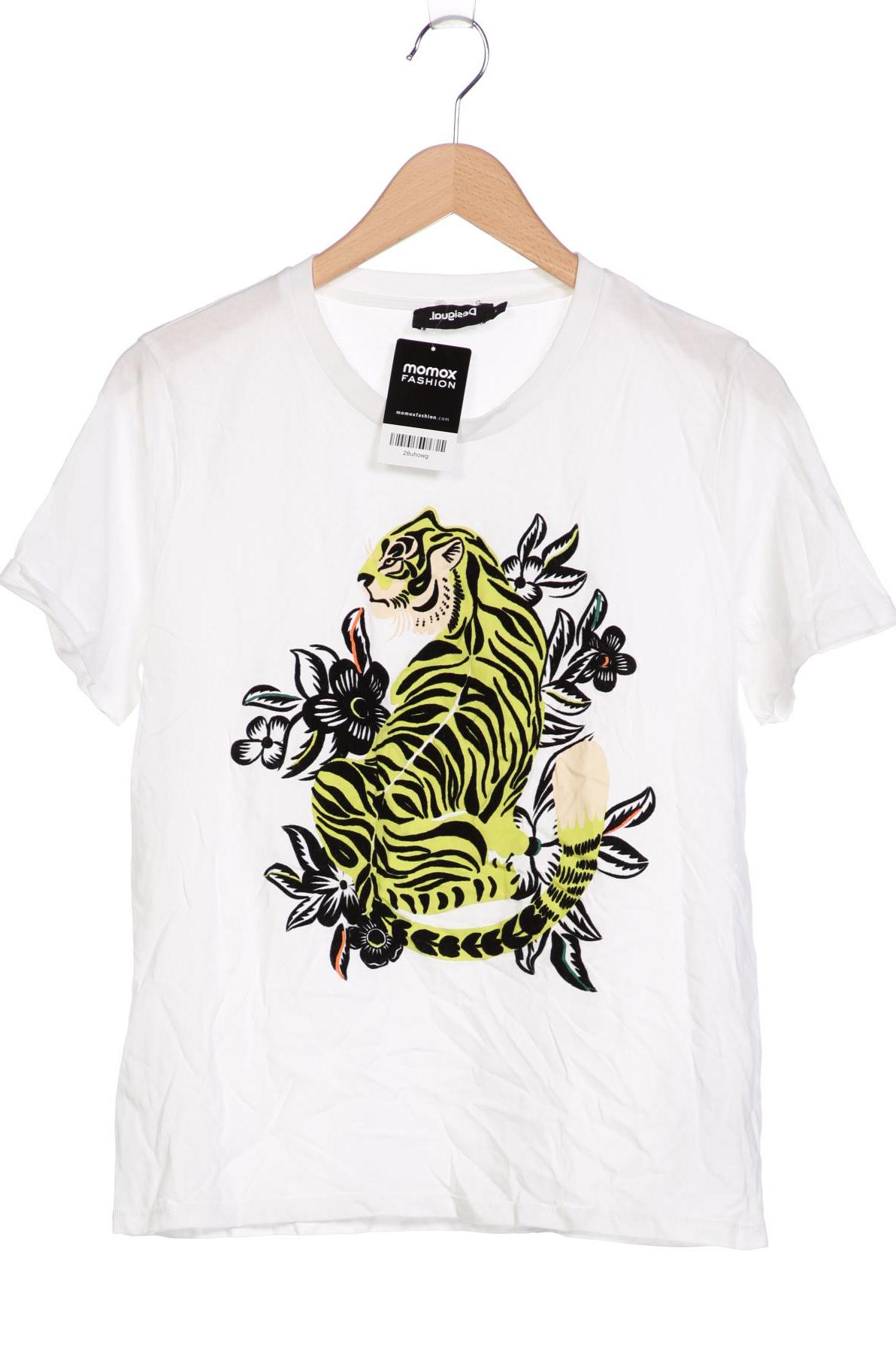 

Desigual Damen T-Shirt, weiß, Gr. 42