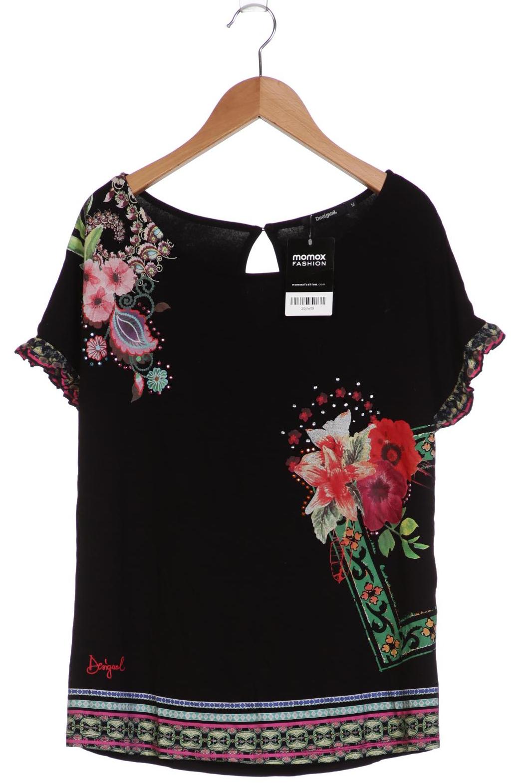 

Desigual Damen T-Shirt, schwarz, Gr. 38