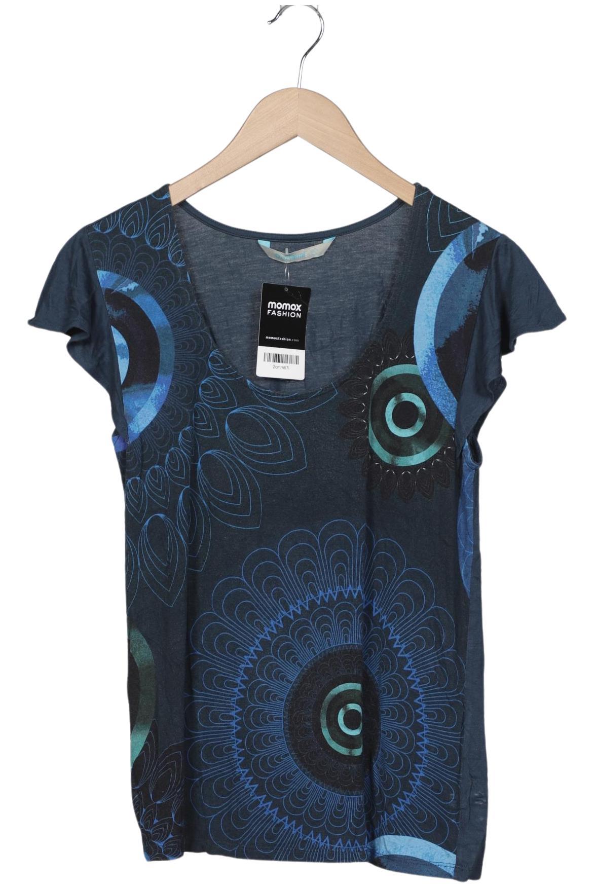 

Desigual Damen T-Shirt, marineblau, Gr. 36