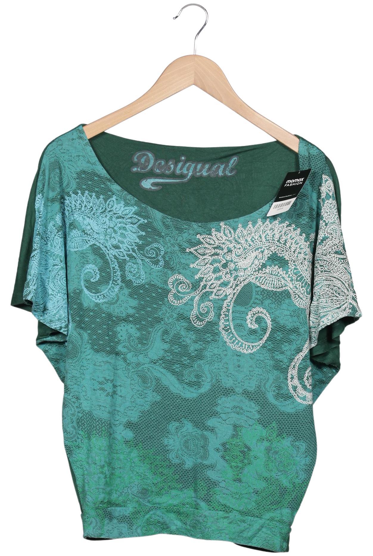 

Desigual Damen T-Shirt, grün, Gr. 36