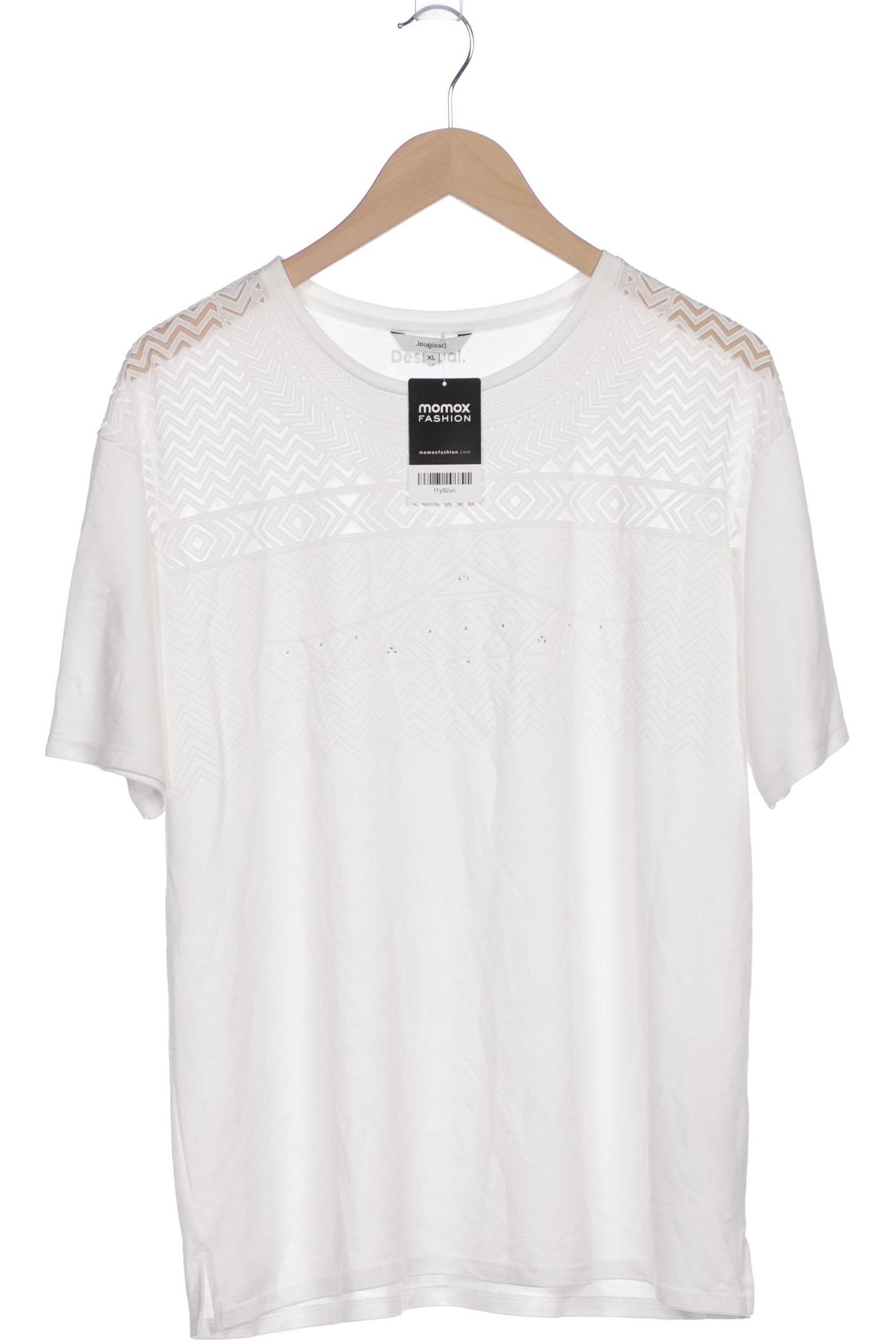 

Desigual Damen T-Shirt, weiß, Gr. 44