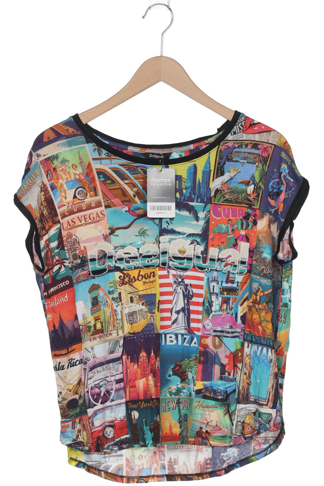 

Desigual Damen T-Shirt, mehrfarbig, Gr. 42