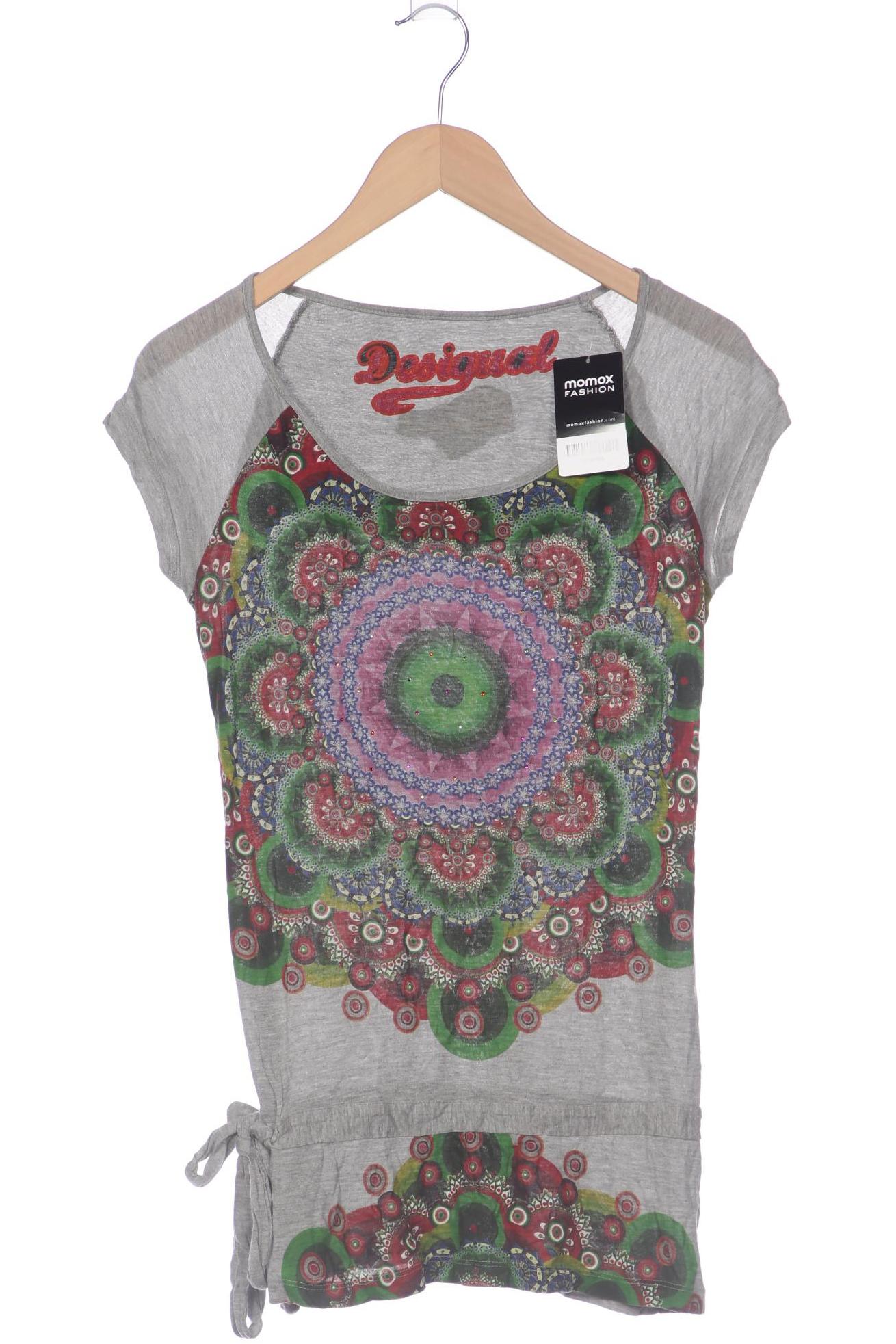 

Desigual Damen T-Shirt, grau, Gr. 34