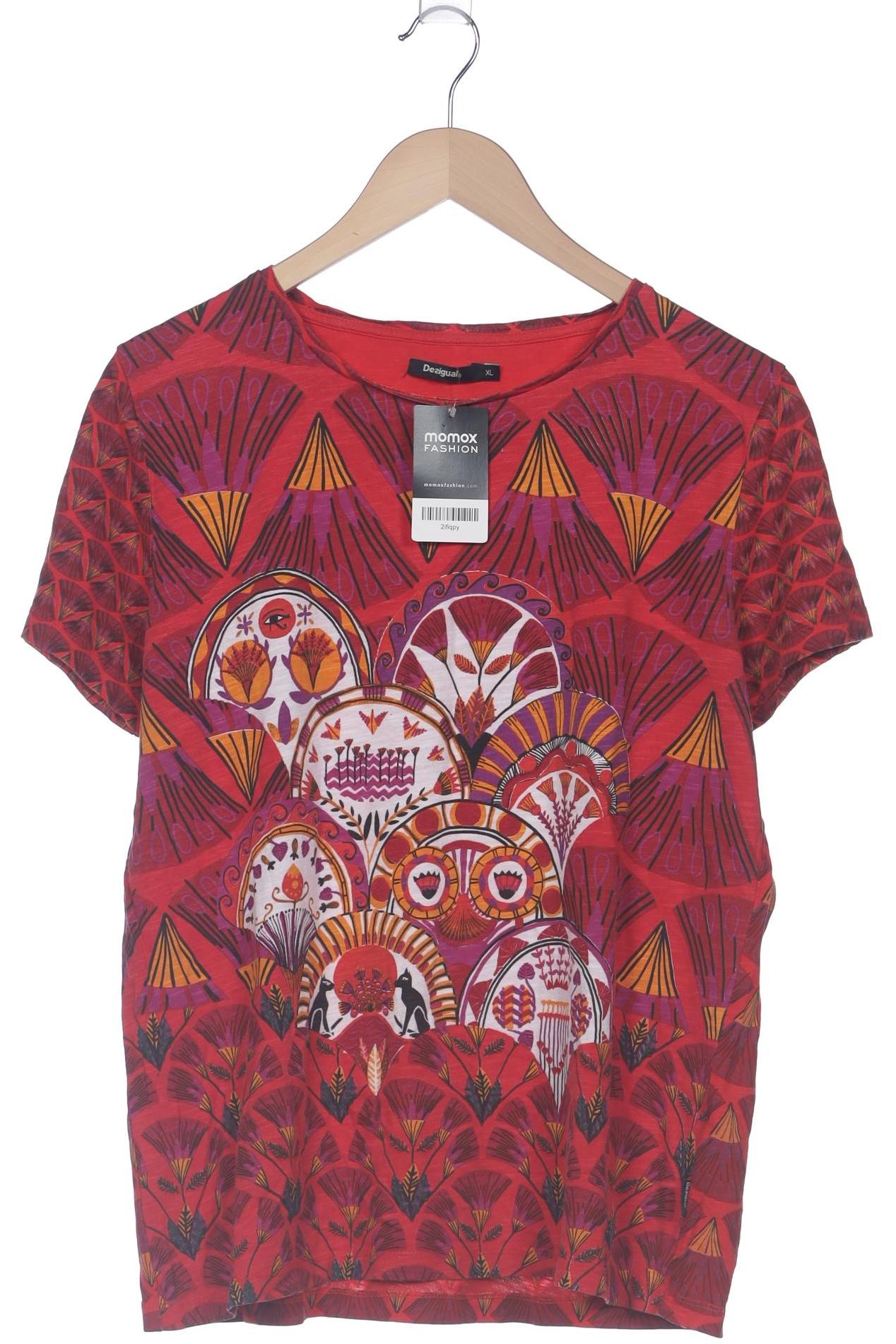 

Desigual Damen T-Shirt, rot, Gr. 44