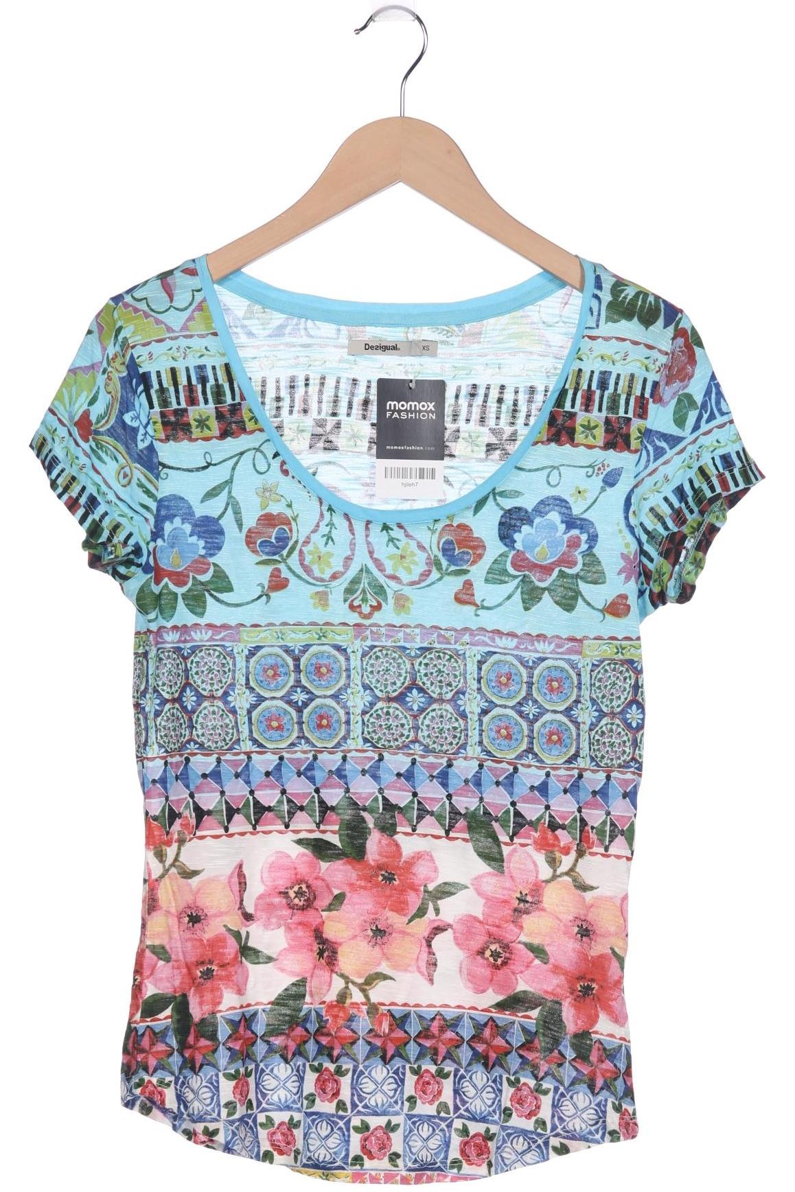 

Desigual Damen T-Shirt, mehrfarbig, Gr. 34