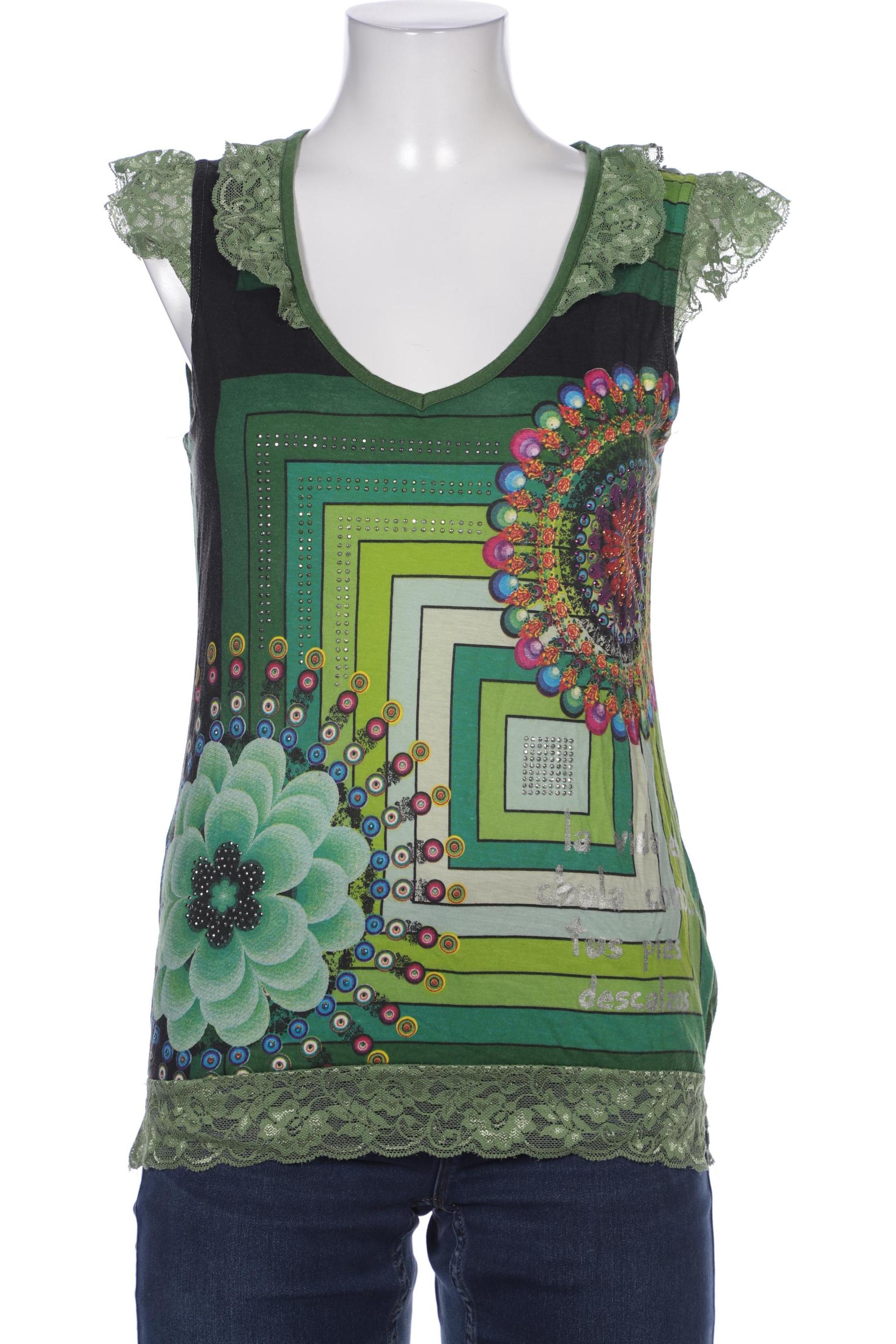 

Desigual Damen T-Shirt, grün, Gr. 42