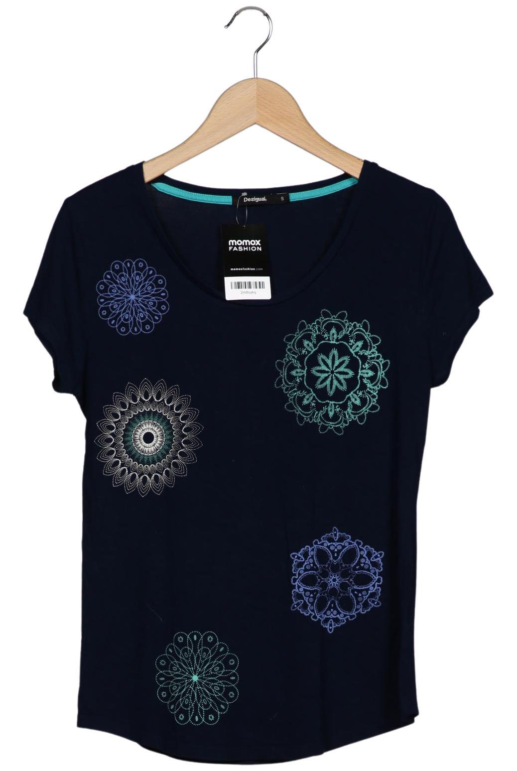 

Desigual Damen T-Shirt, marineblau, Gr. 36