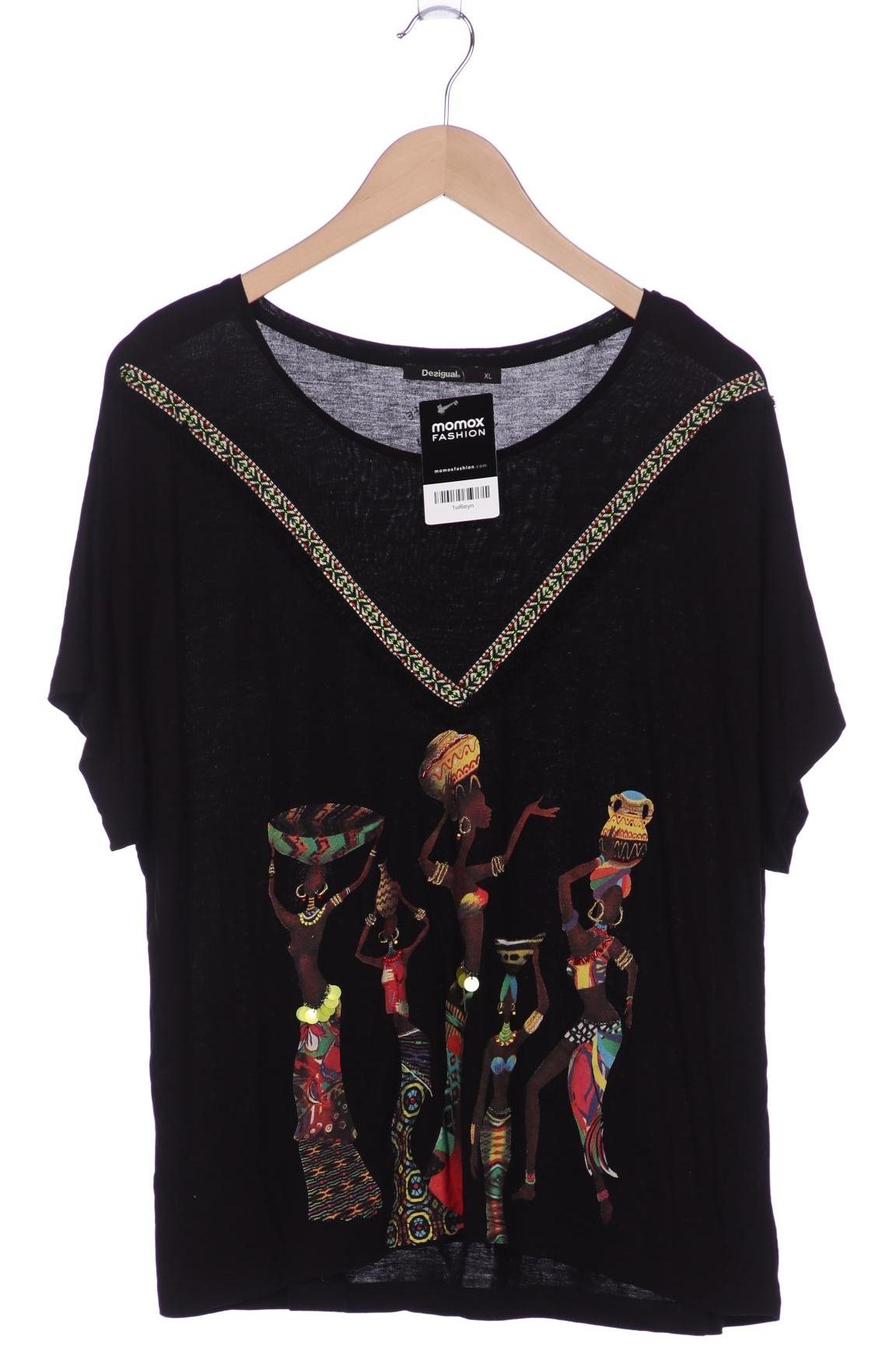 

Desigual Damen T-Shirt, schwarz, Gr. 44