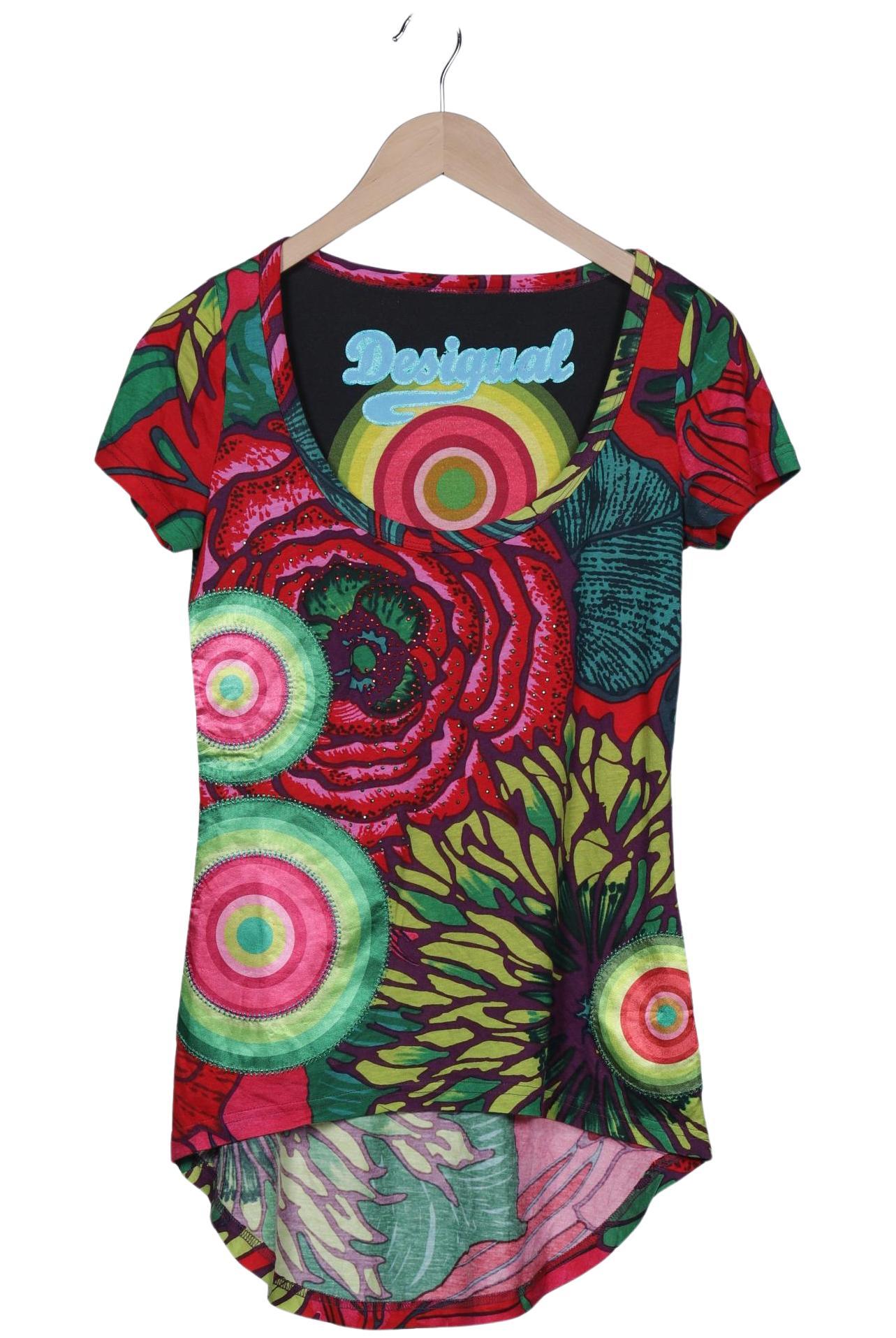 

Desigual Damen T-Shirt, mehrfarbig, Gr. 36