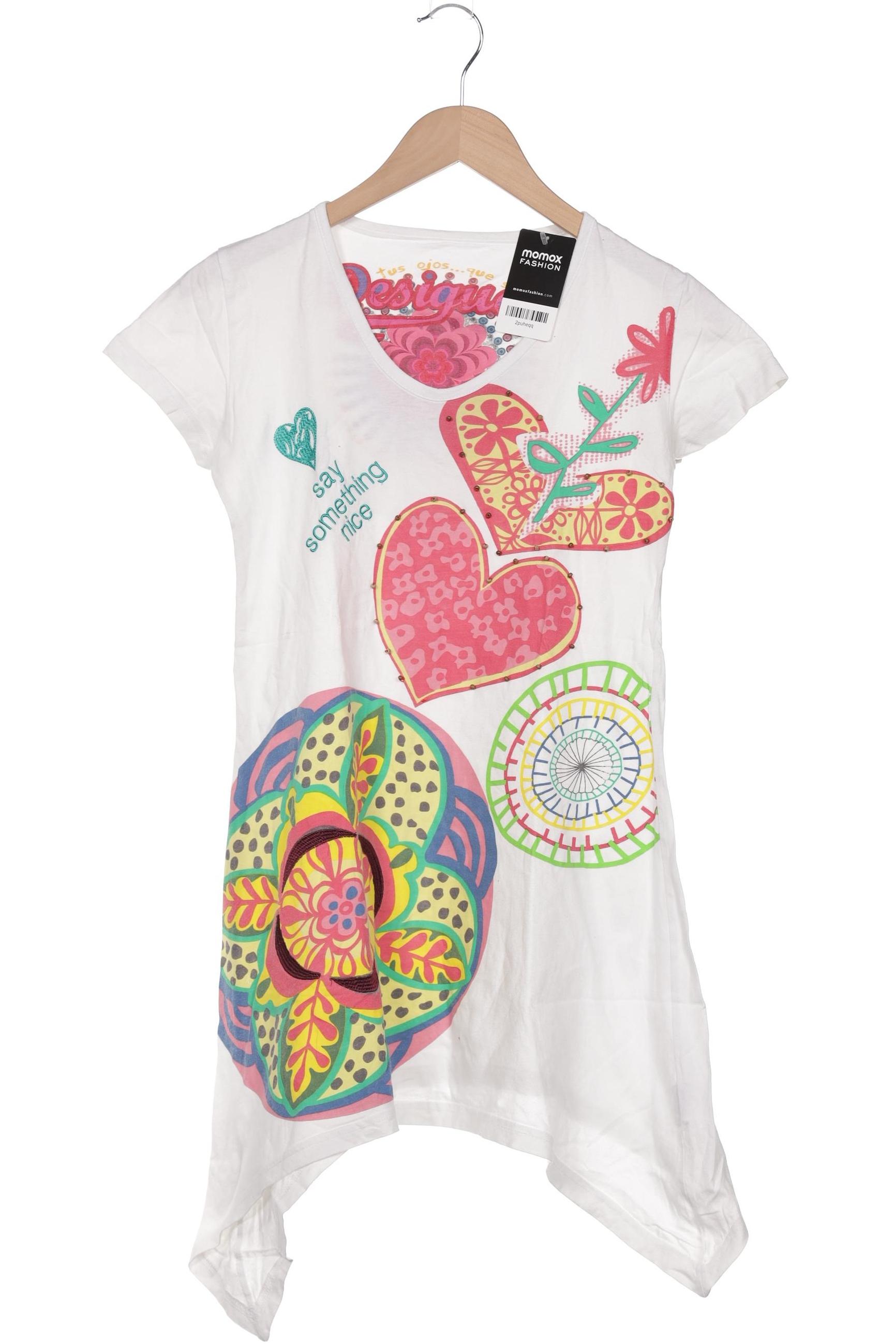 

Desigual Damen T-Shirt, weiß, Gr. 36