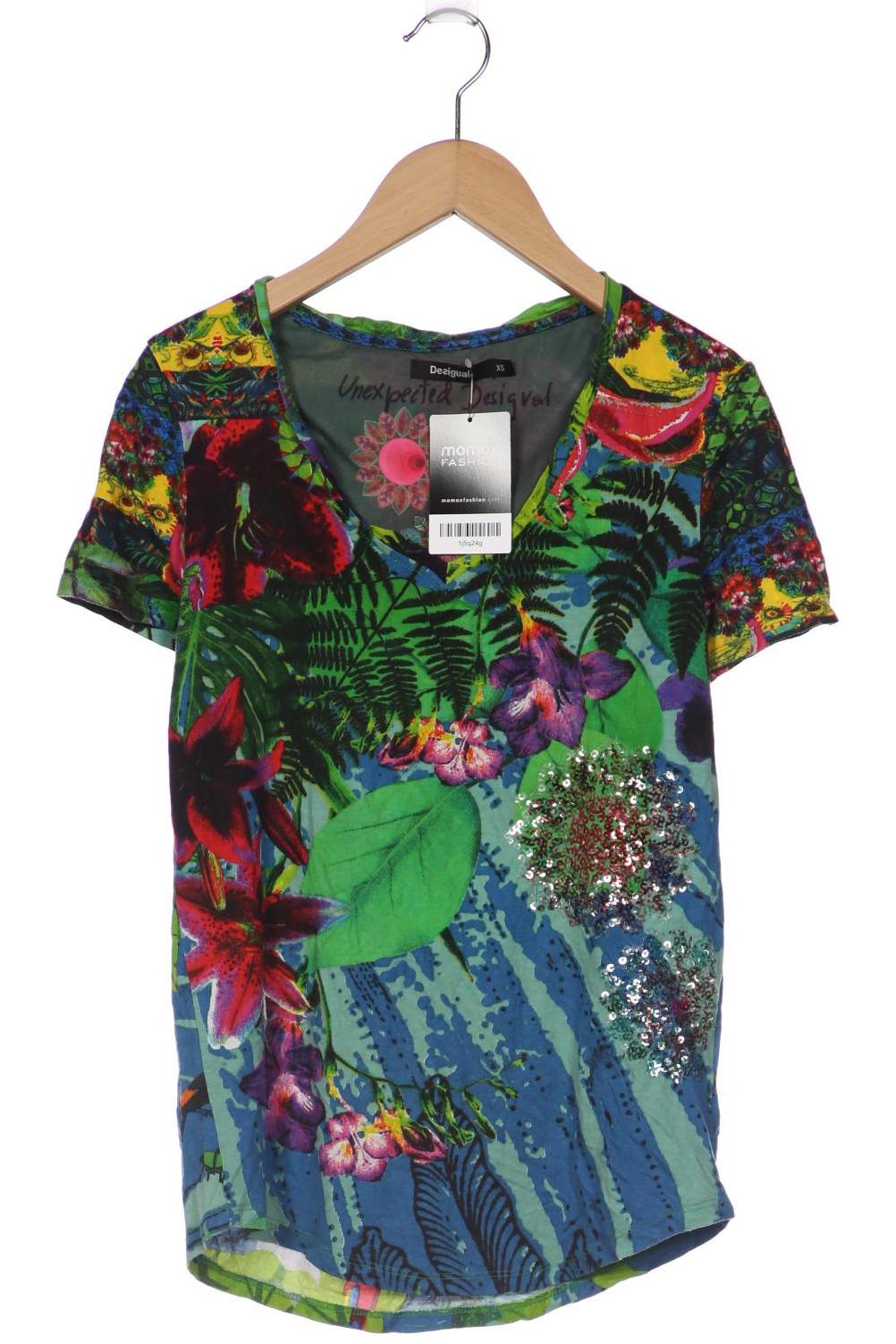 

Desigual Damen T-Shirt, mehrfarbig, Gr. 34