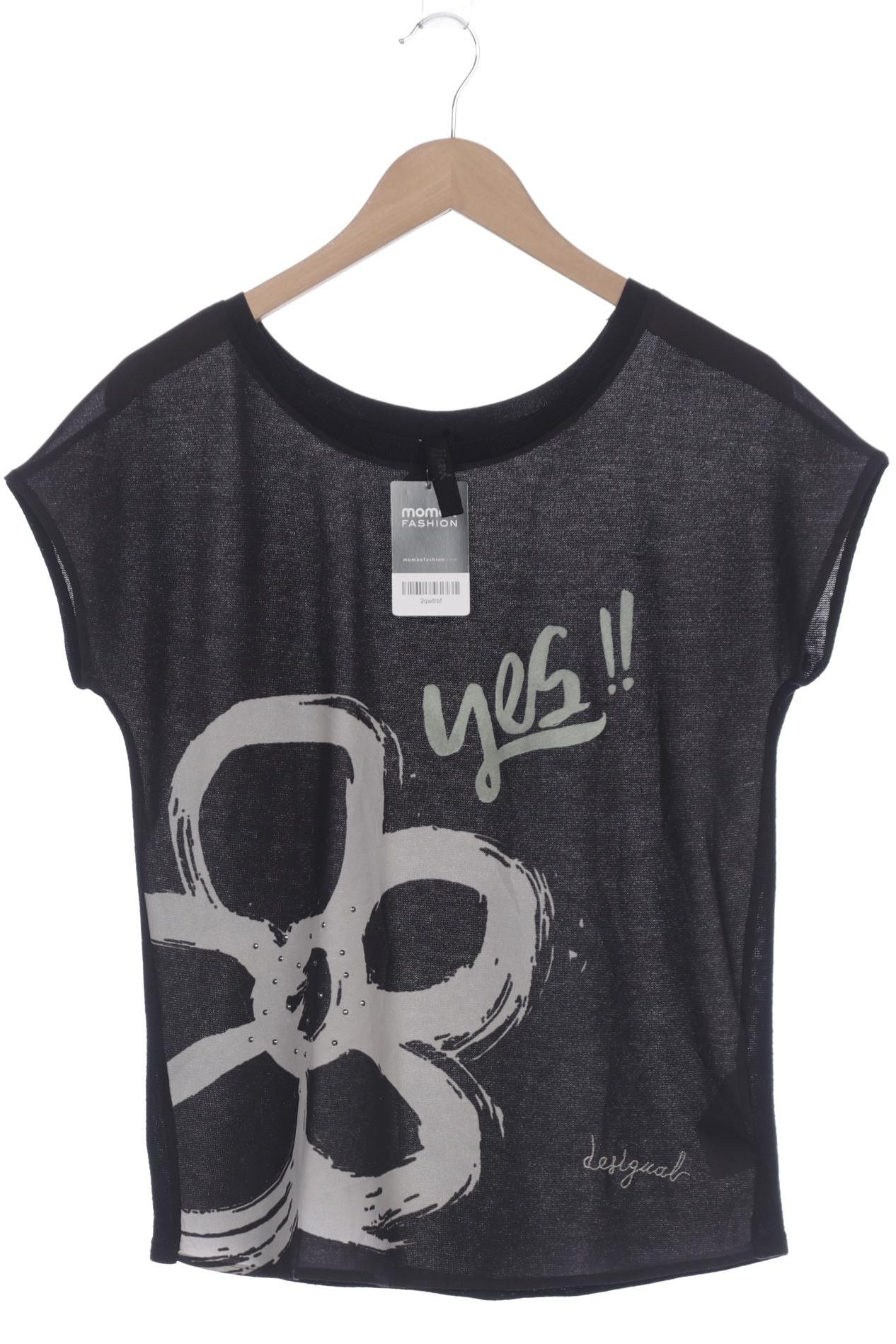 

Desigual Damen T-Shirt, schwarz, Gr. 38