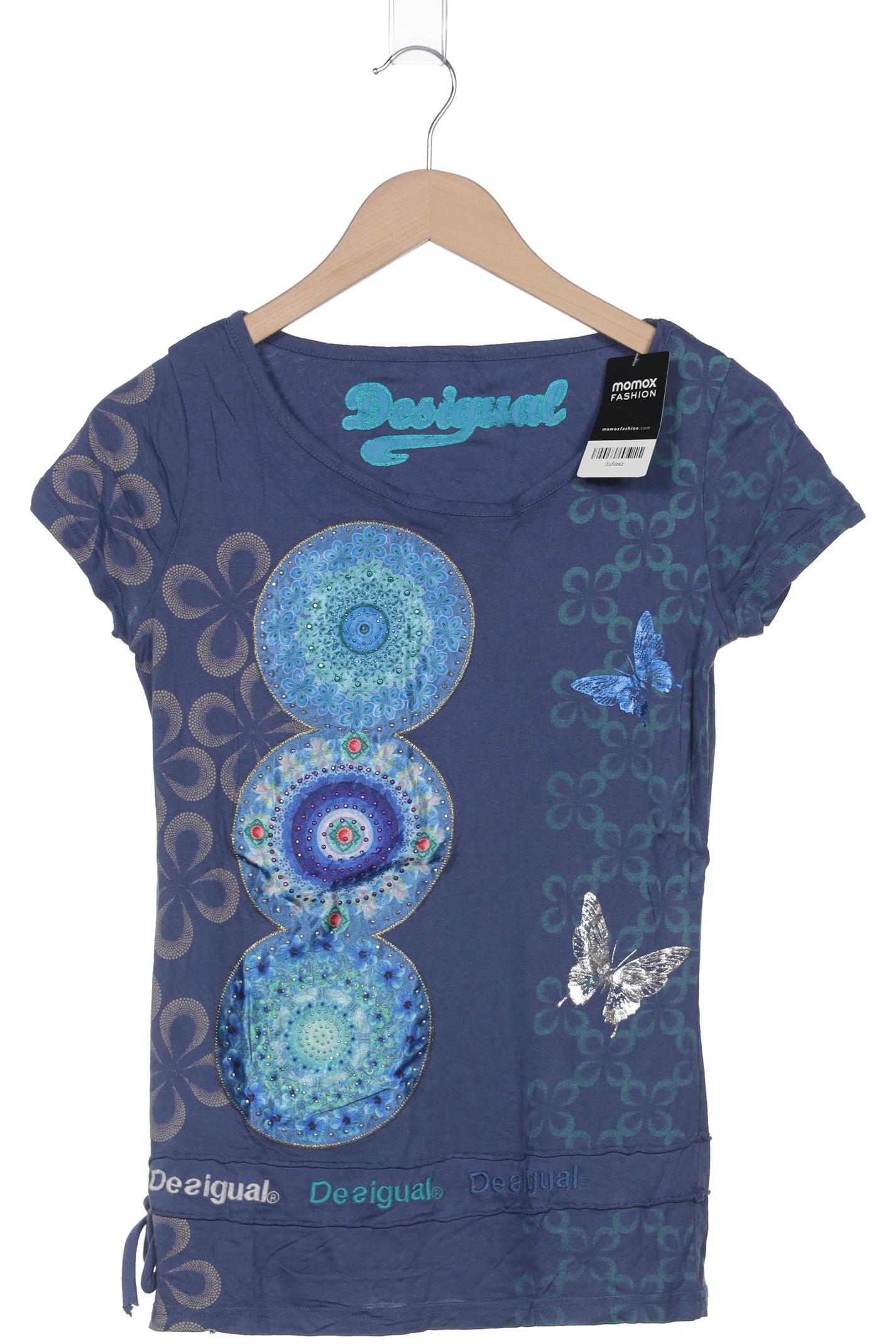 

Desigual Damen T-Shirt, marineblau, Gr. 36
